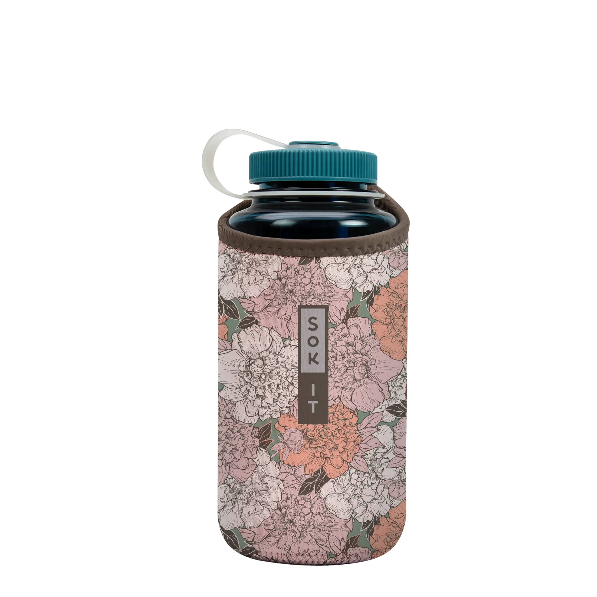 Sok-It BotlSok for Nalgene Style Bottles - Carnations   BotlSok-Evergreen
