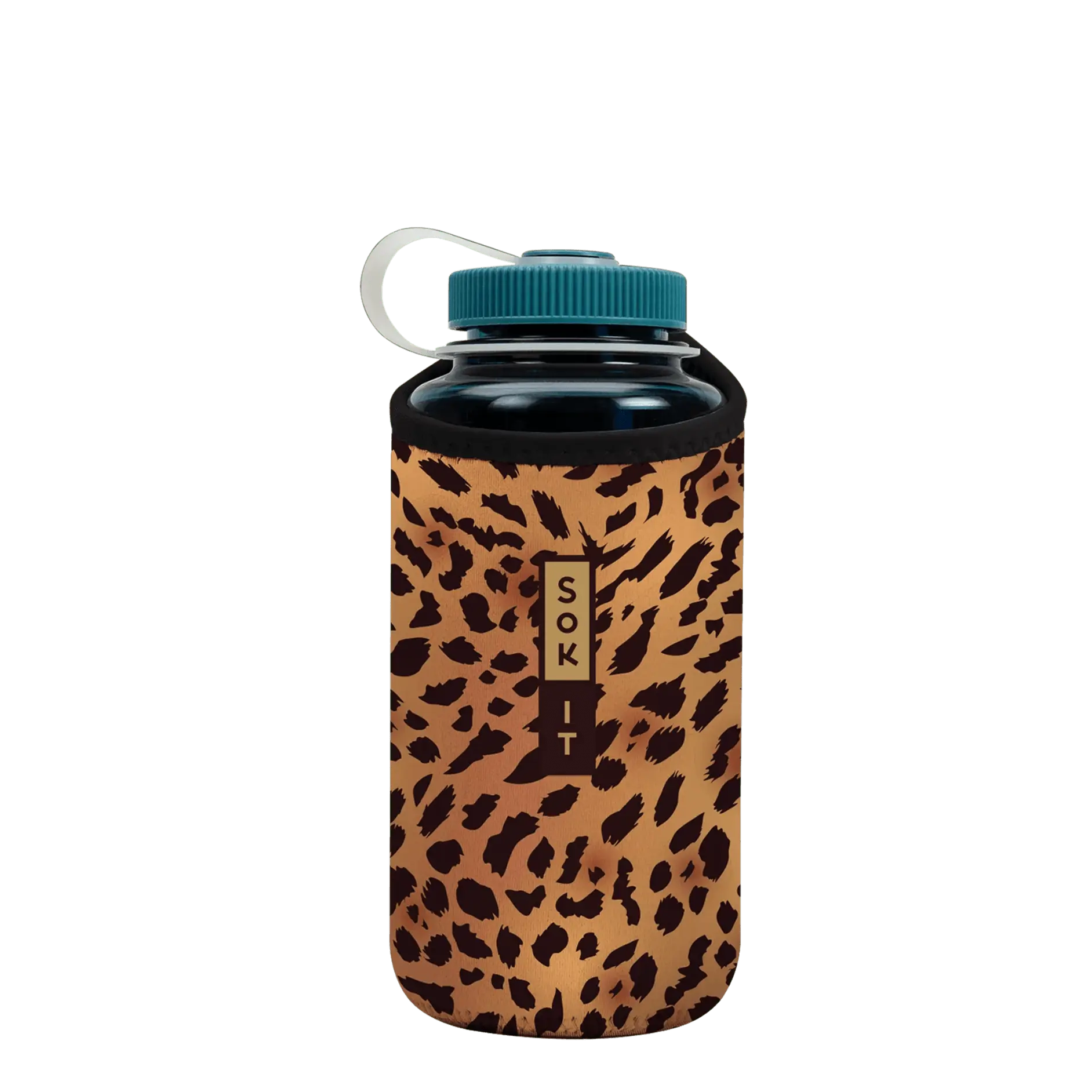 Sok-It BotlSok for Nalgene Style Bottles - Classic Leopard   BotlSok-Animal Prints