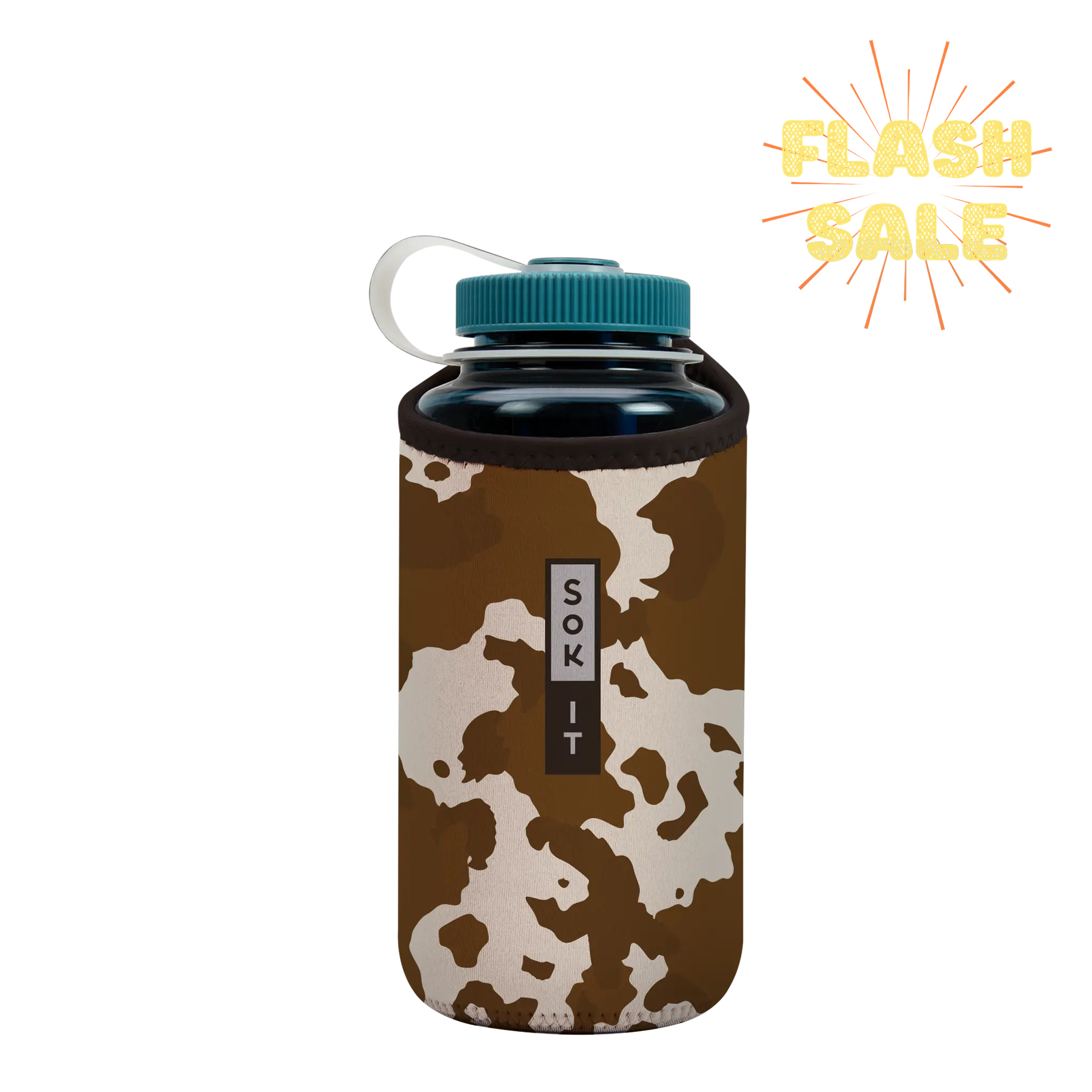 Sok-It BotlSok for Nalgene Style Bottles - Cowgirl   BotlSok-Evergreen