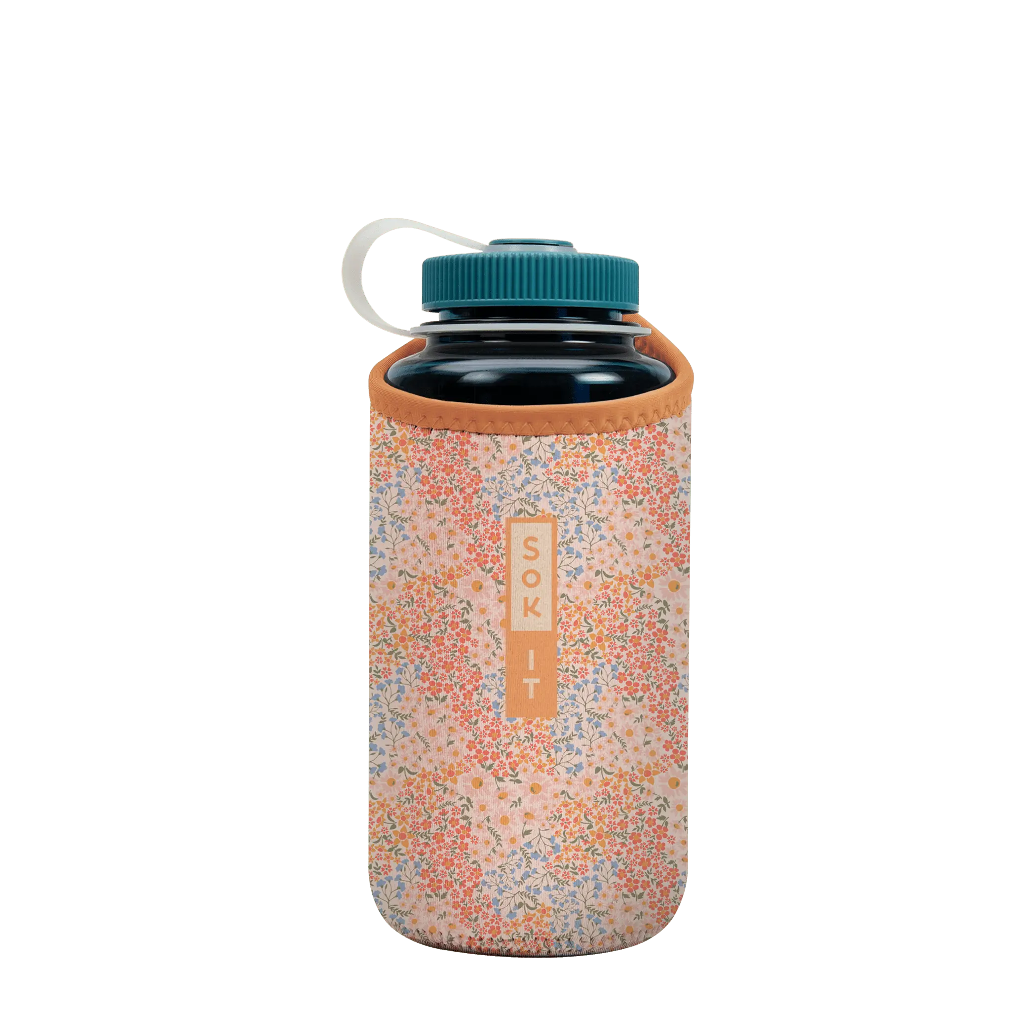 Sok-It BotlSok for Nalgene Style Bottles - Dainty Florals   BotlSok-SS Floral