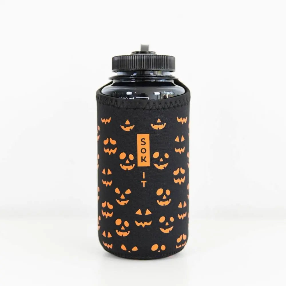 Sok-It BotlSok for Nalgene Style Bottles - Fright Night Lights   BotlSok-Halloween Holiday
