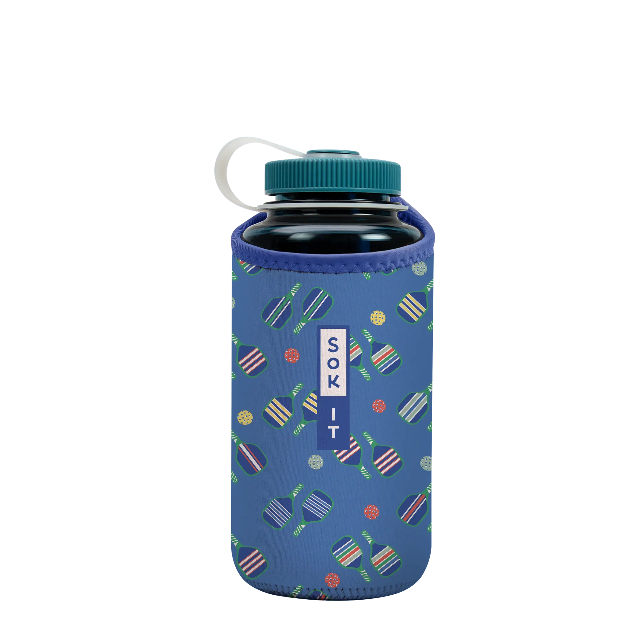 Sok-It BotlSok for Nalgene Style Bottles - Game Set Sip   BotlSok-Evergreen