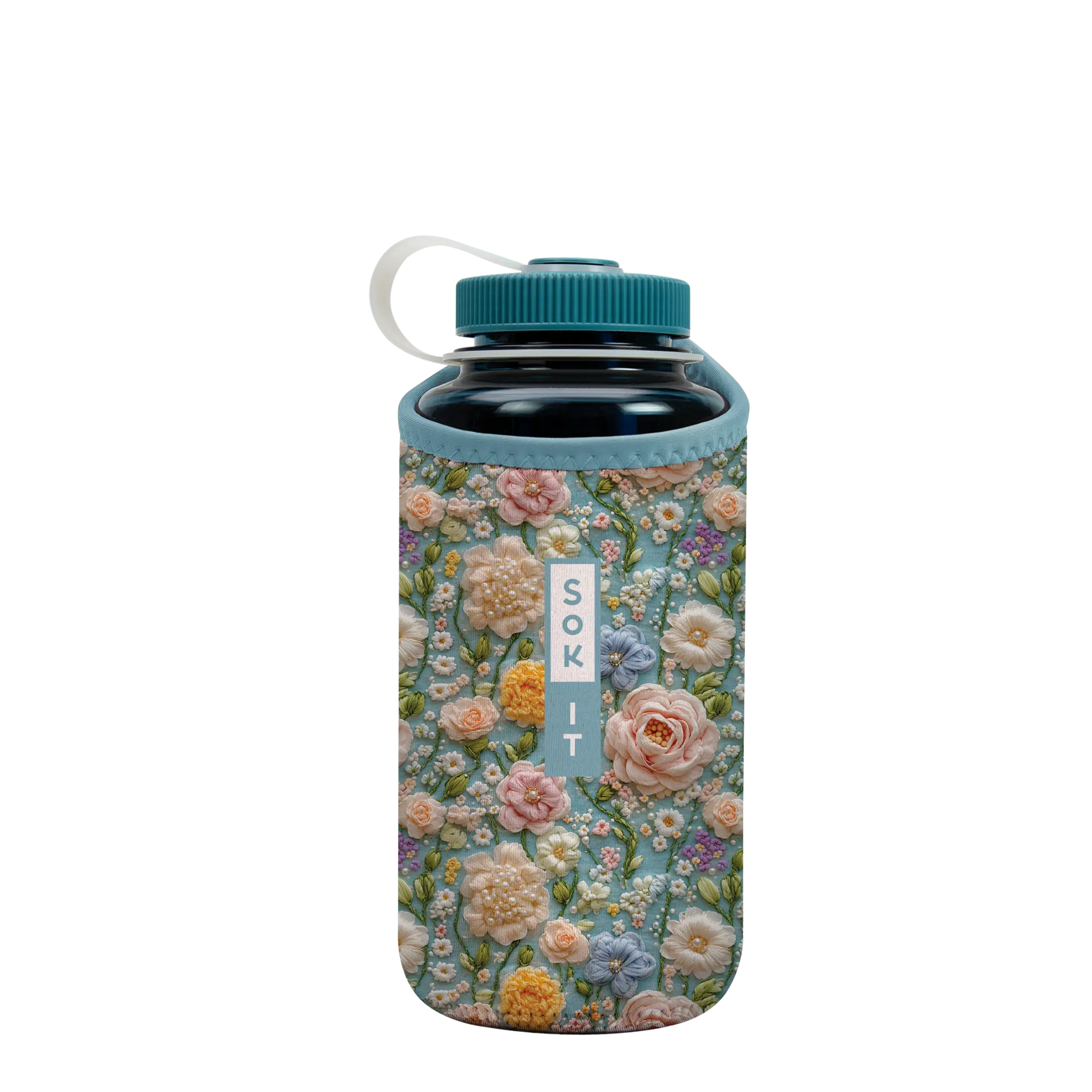 Sok-It BotlSok for Nalgene Style Bottles - Garden of Pearls  