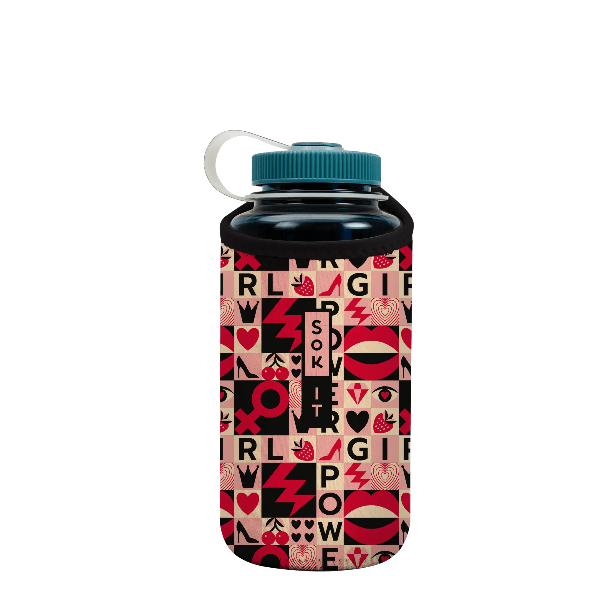 Sok-It BotlSok for Nalgene Style Bottles - Girl Power   BotlSok-Novelty