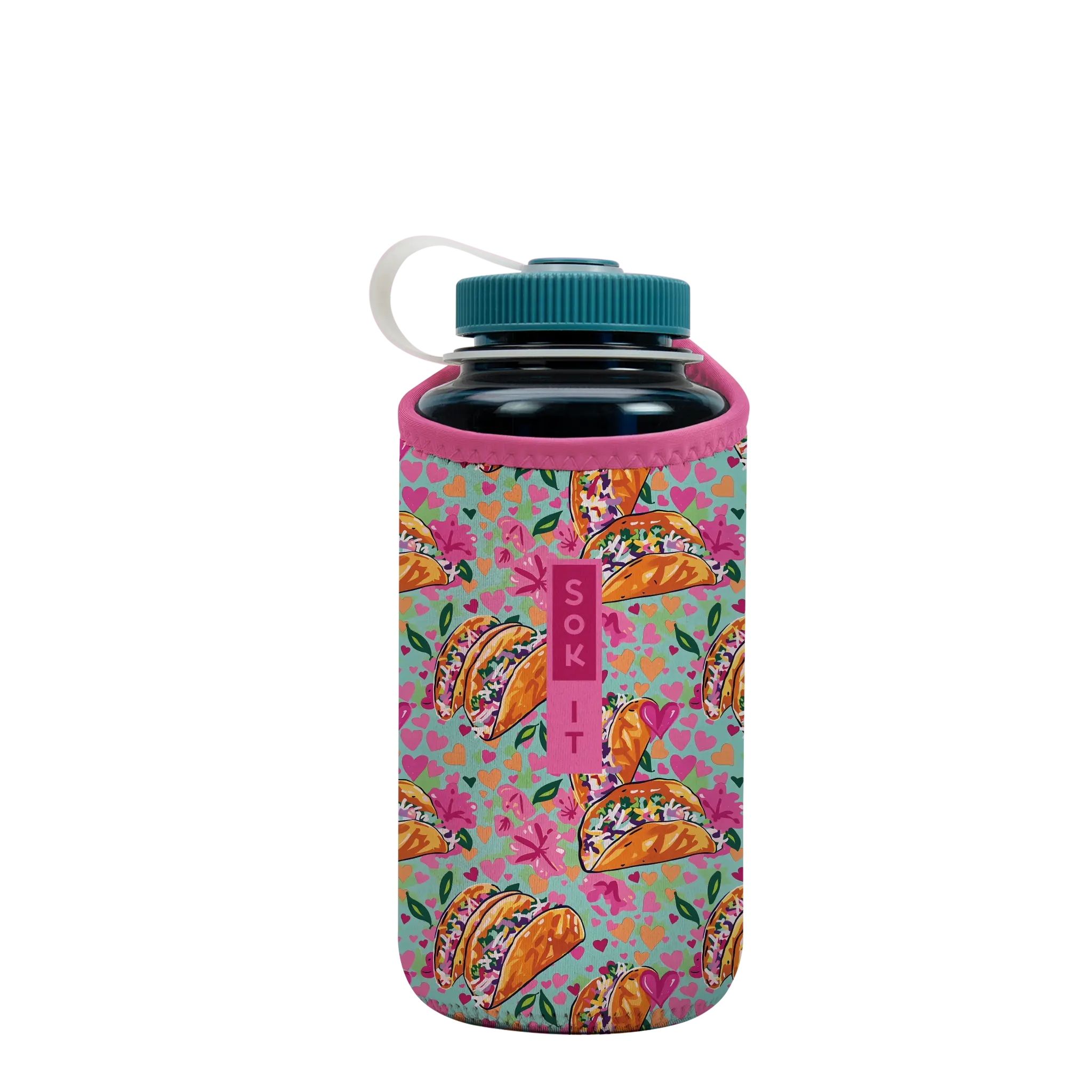 Sok-It BotlSok for Nalgene Style Bottles - Give 'Em Something To Taco 'Bout   BotlSok-Evergreen