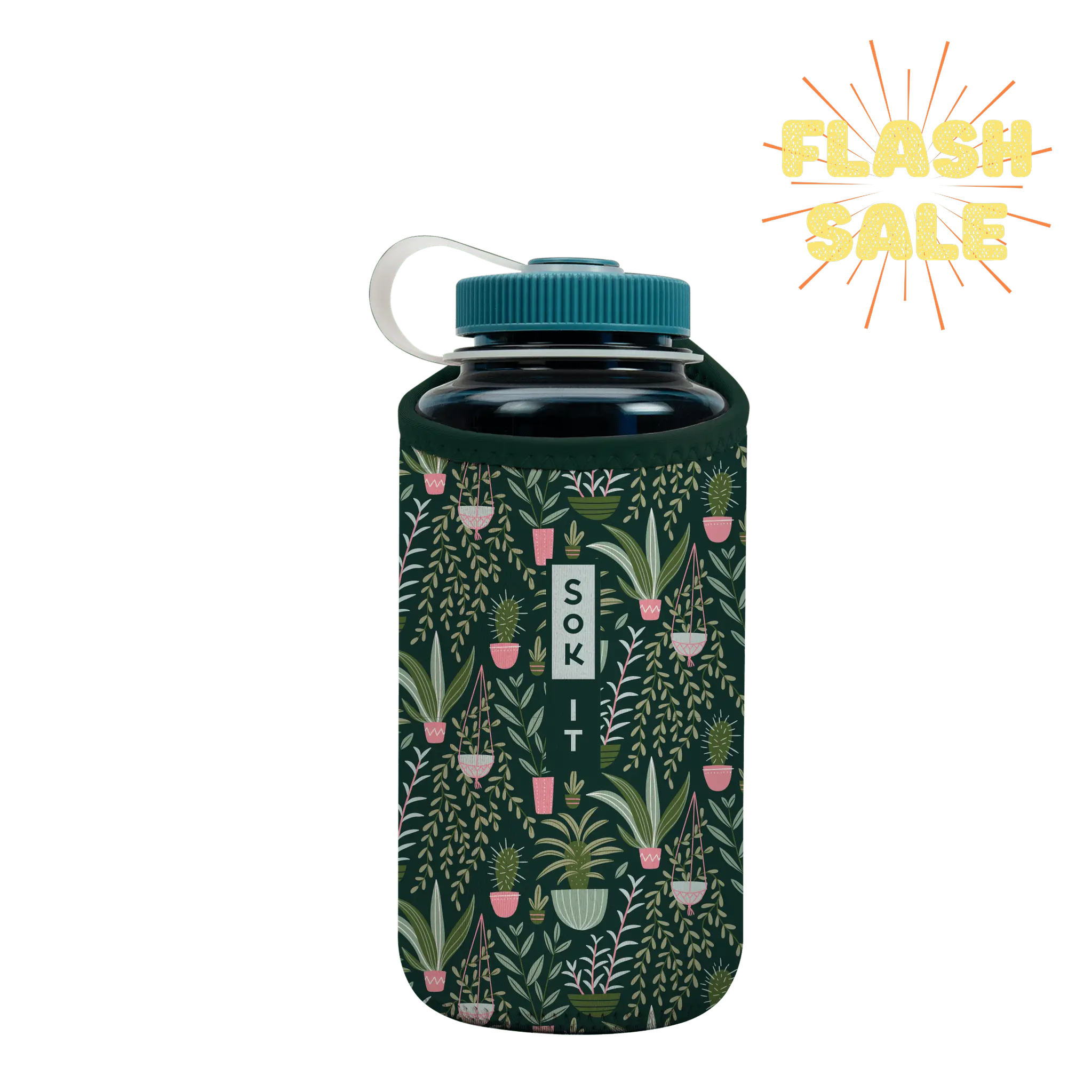 Sok-It BotlSok for Nalgene Style Bottles - Green Living   BotlSok-Novelty