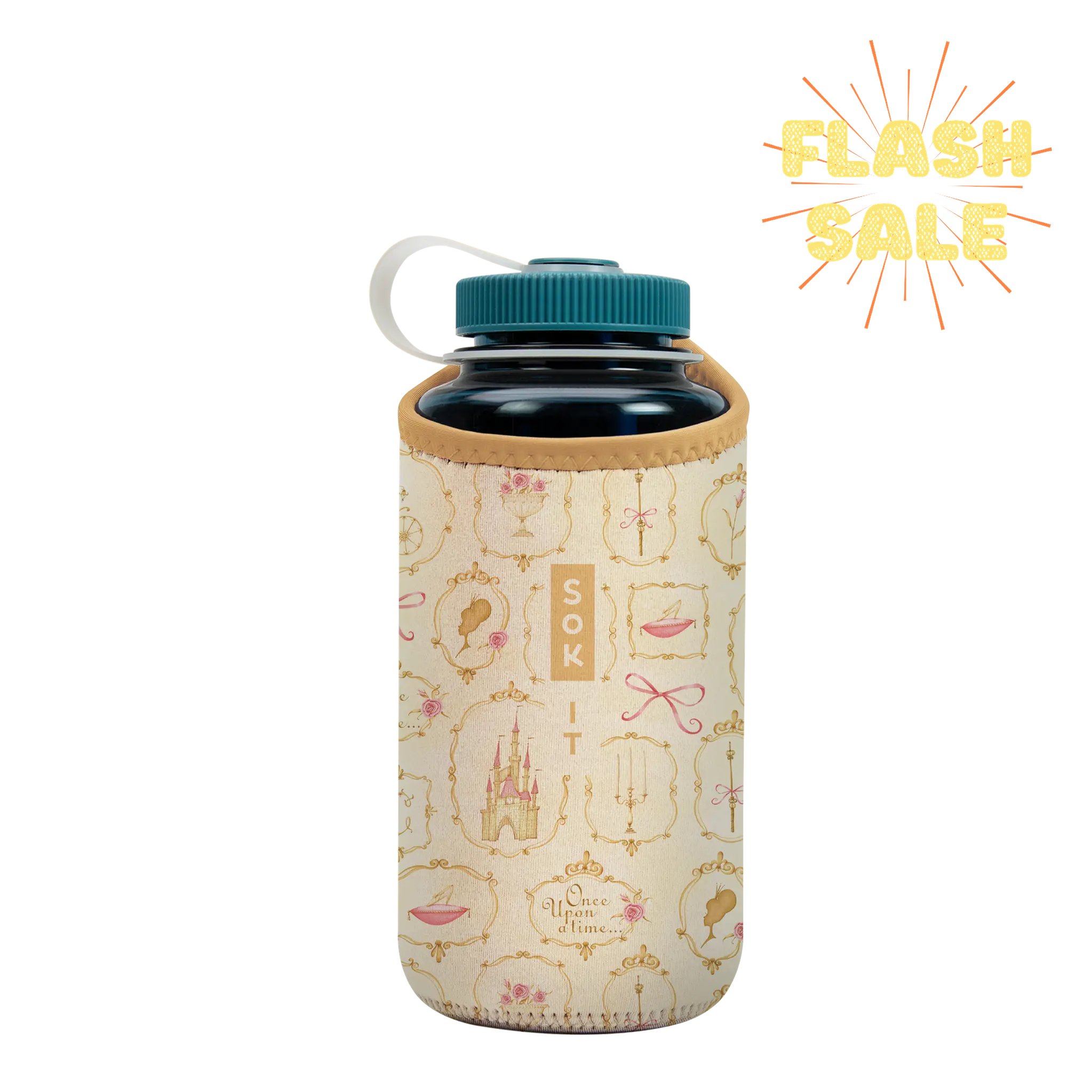 Sok-It BotlSok for Nalgene Style Bottles - Happily Ever After   BotlSok-Evergreen