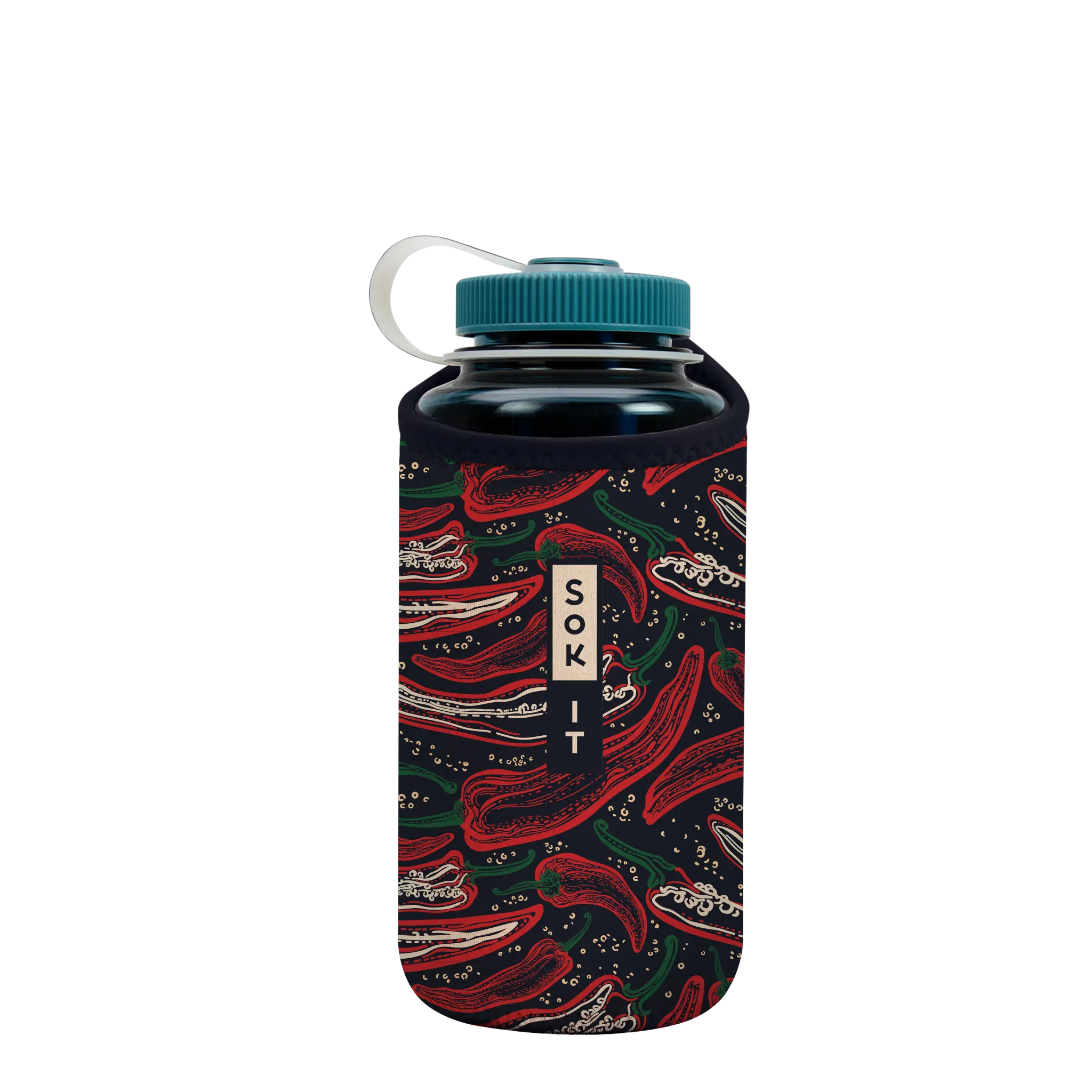Sok-It BotlSok for Nalgene Style Bottles - Hot Stuff   BotlSok-Evergreen