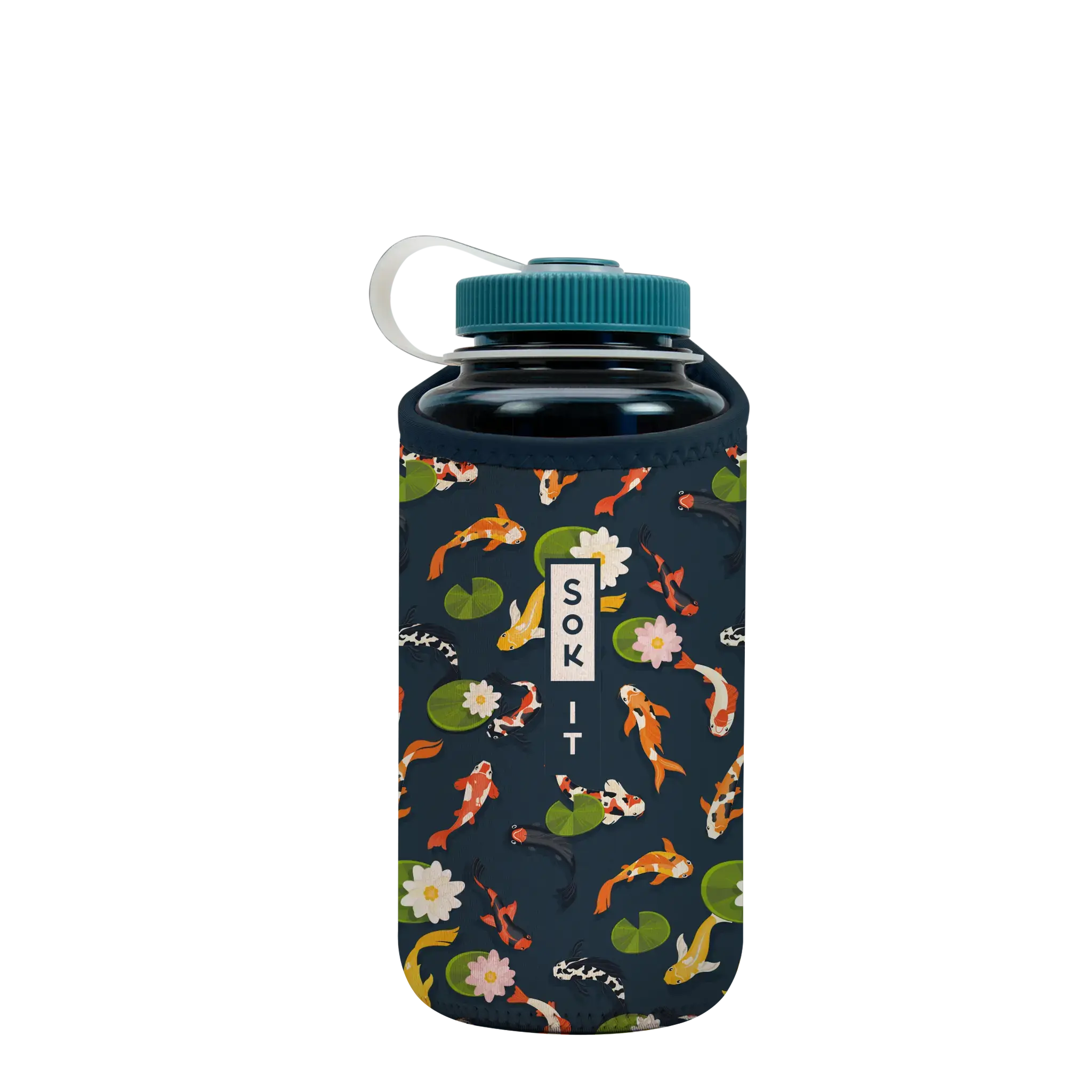BotlSok for Nalgene Style Bottles - Koi Garden