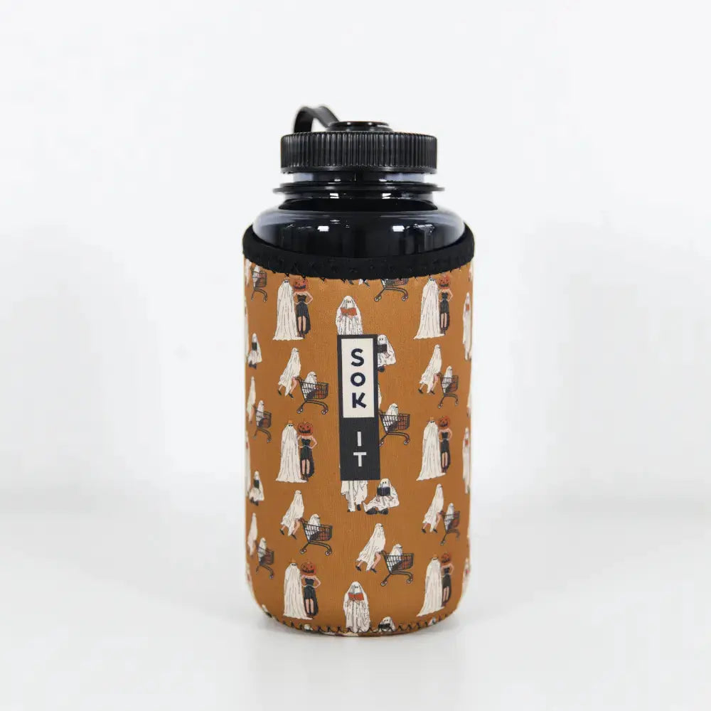 Sok-It BotlSok for Nalgene Style Bottles - Material Ghoul   BotlSok-Halloween Holiday