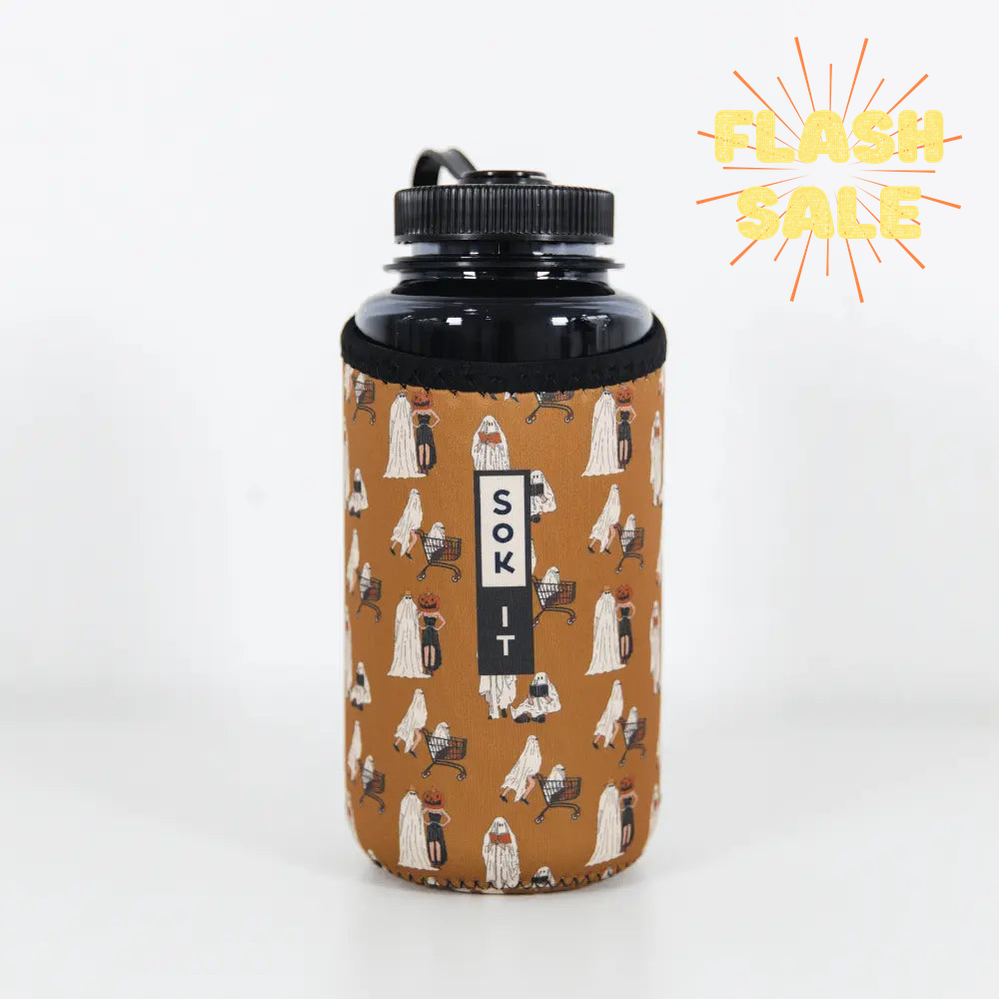 Sok-It BotlSok for Nalgene Style Bottles - Material Ghoul   BotlSok-Halloween Holiday