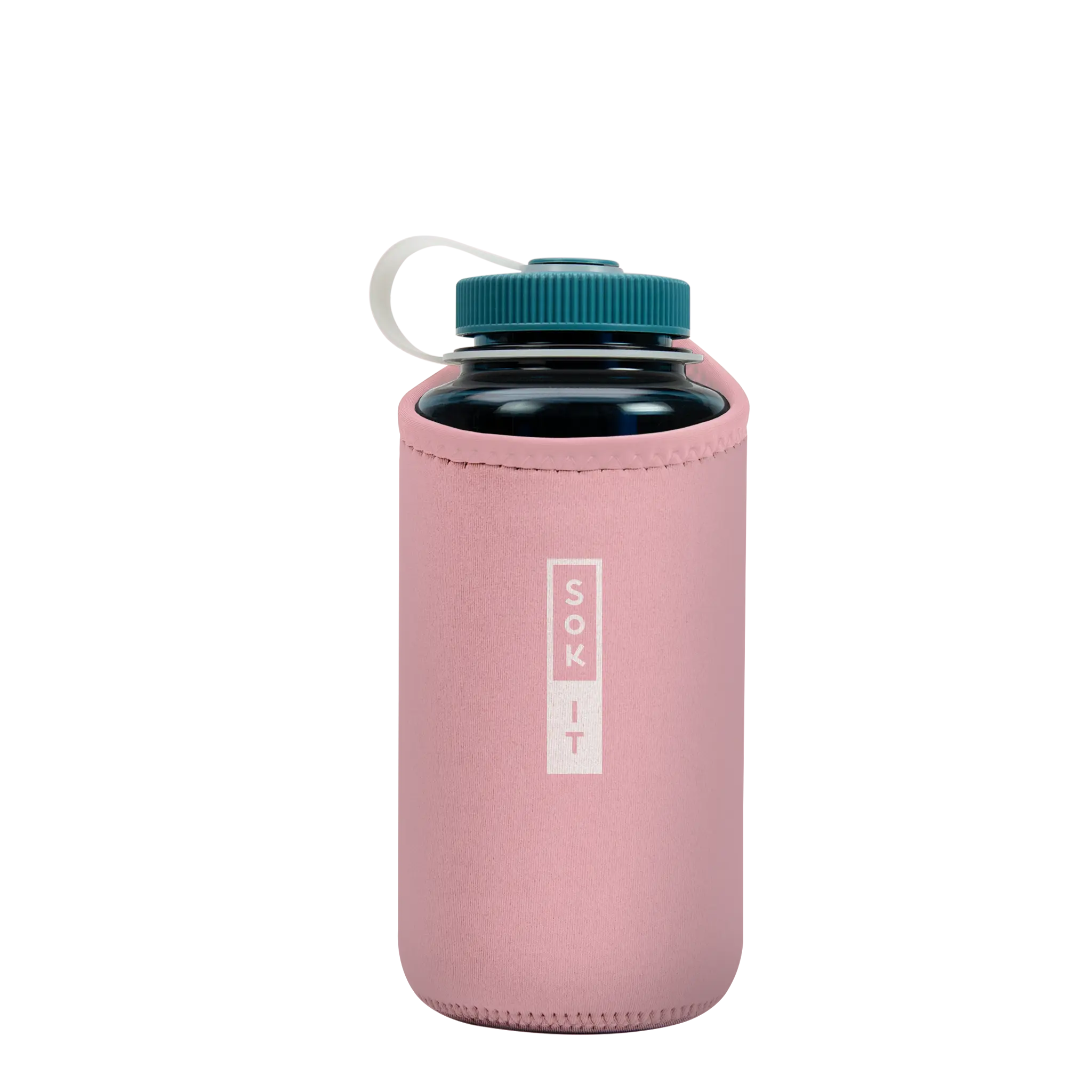 Sok-It BotlSok for Nalgene Style Bottles - Millennial Pink   BotlSok-Evergreen