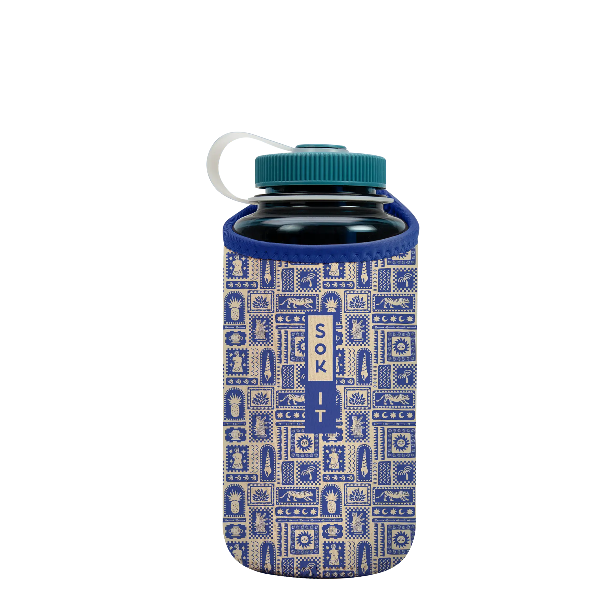 Sok-It BotlSok for Nalgene Style Bottles - Off the Grid   BotlSok-Summer Holiday