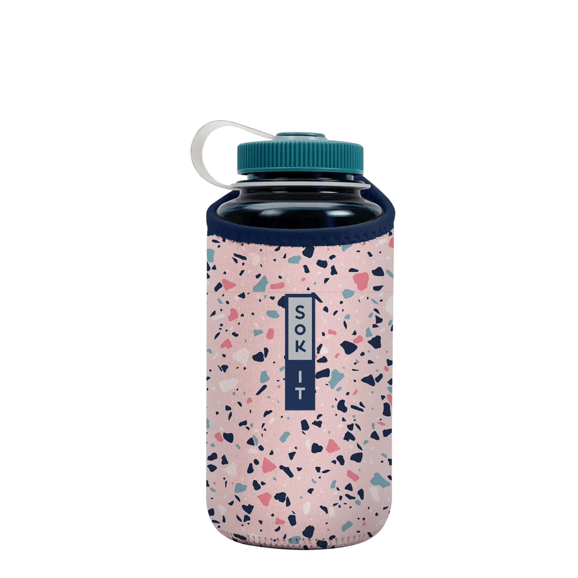 Sok-It BotlSok for Nalgene Style Bottles - Pink Terrazzo   BotlSok-Novelty