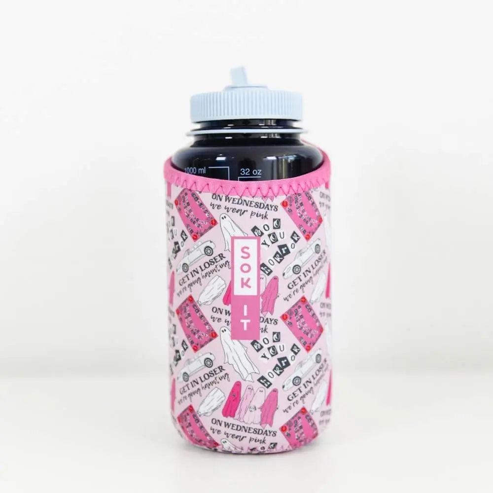 Sok-It BotlSok for Nalgene Style Bottles - She Doesn't Even Ghost Here   BotlSok-Halloween Holiday