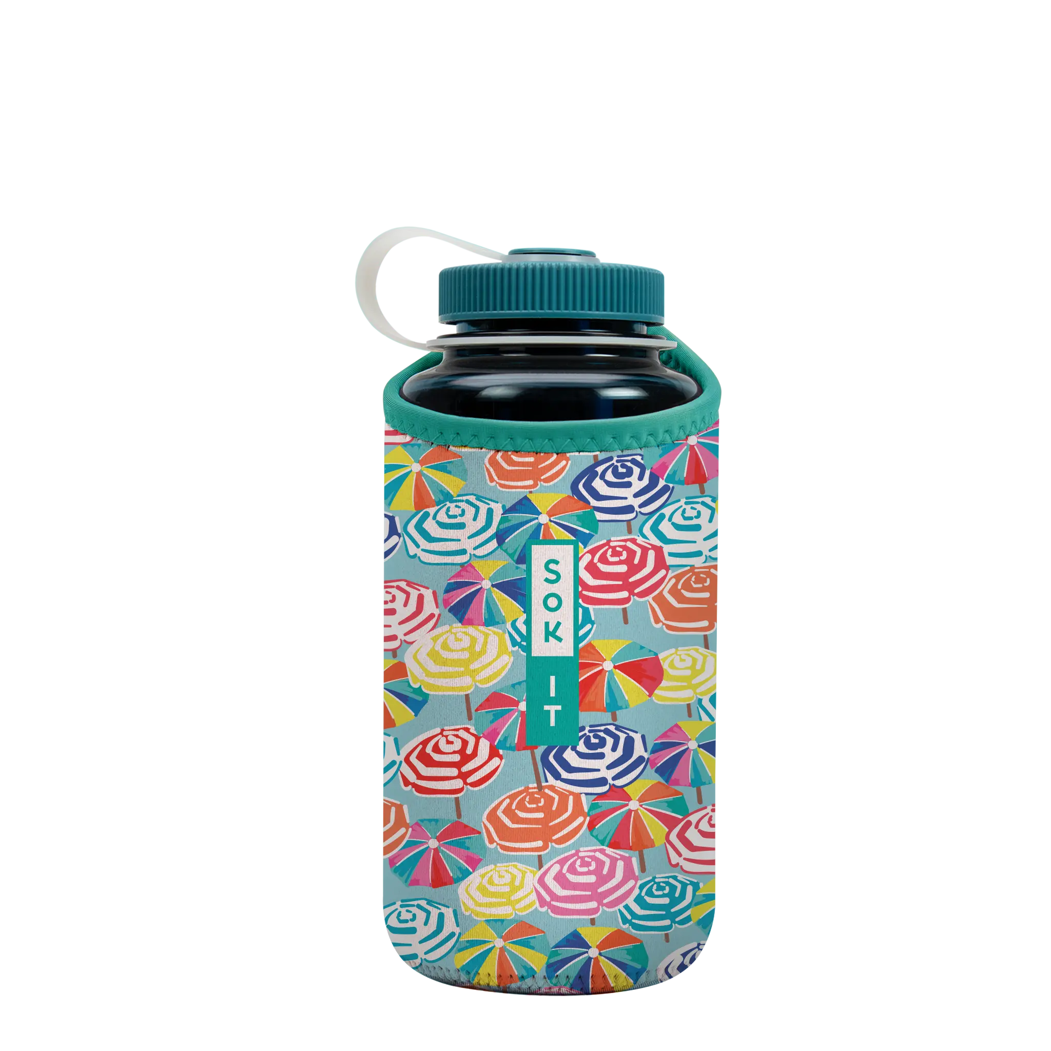 Sok-It BotlSok for Nalgene Style Bottles - Sicilian Sunsets   BotlSok-Evergreen