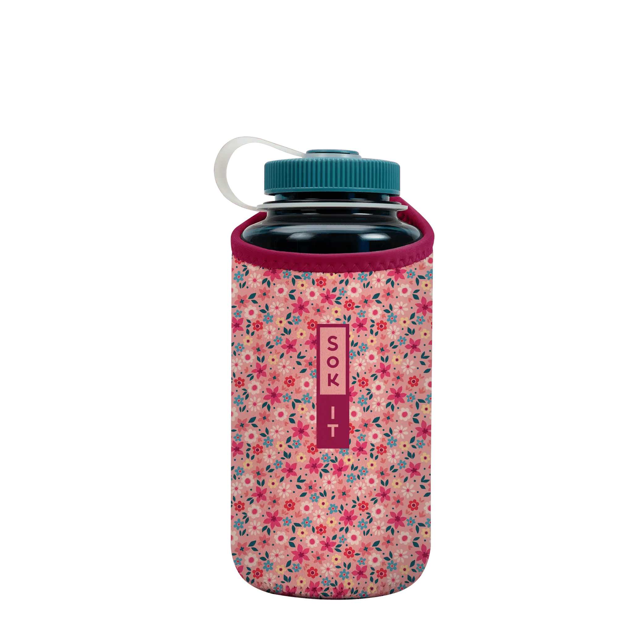 Sok-It BotlSok for Nalgene Style Bottles - Spring Bouquet   BotlSok-SS Floral