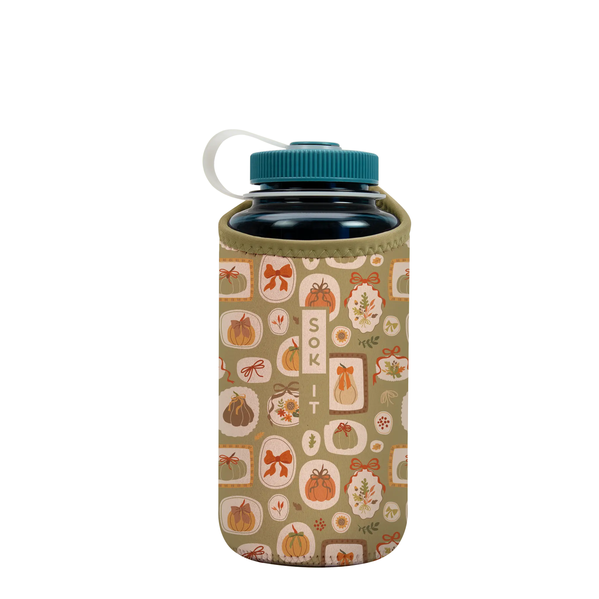 Sok-It BotlSok for Nalgene Style Bottles - The Pumpkin Gallery   BotlSok-Fall Holiday
