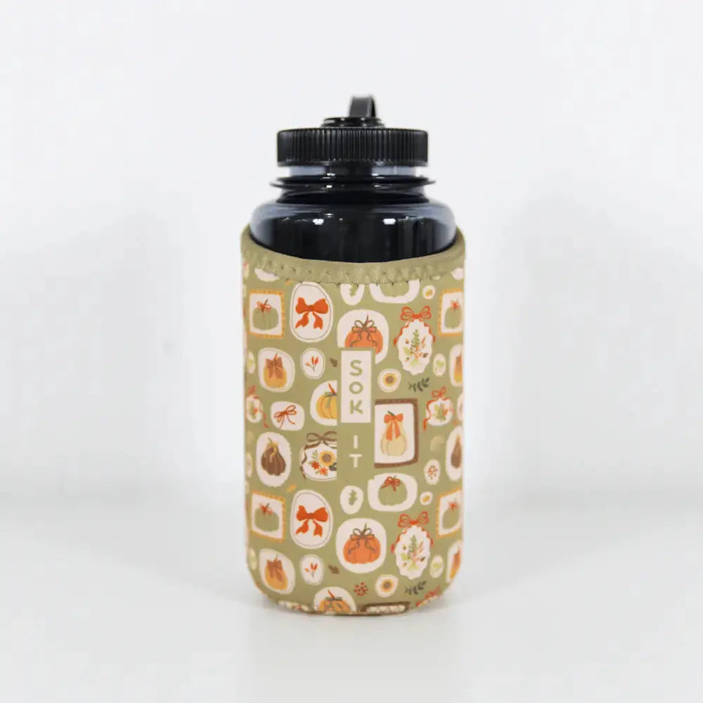 Sok-It BotlSok for Nalgene Style Bottles - The Pumpkin Gallery   BotlSok-Fall Holiday