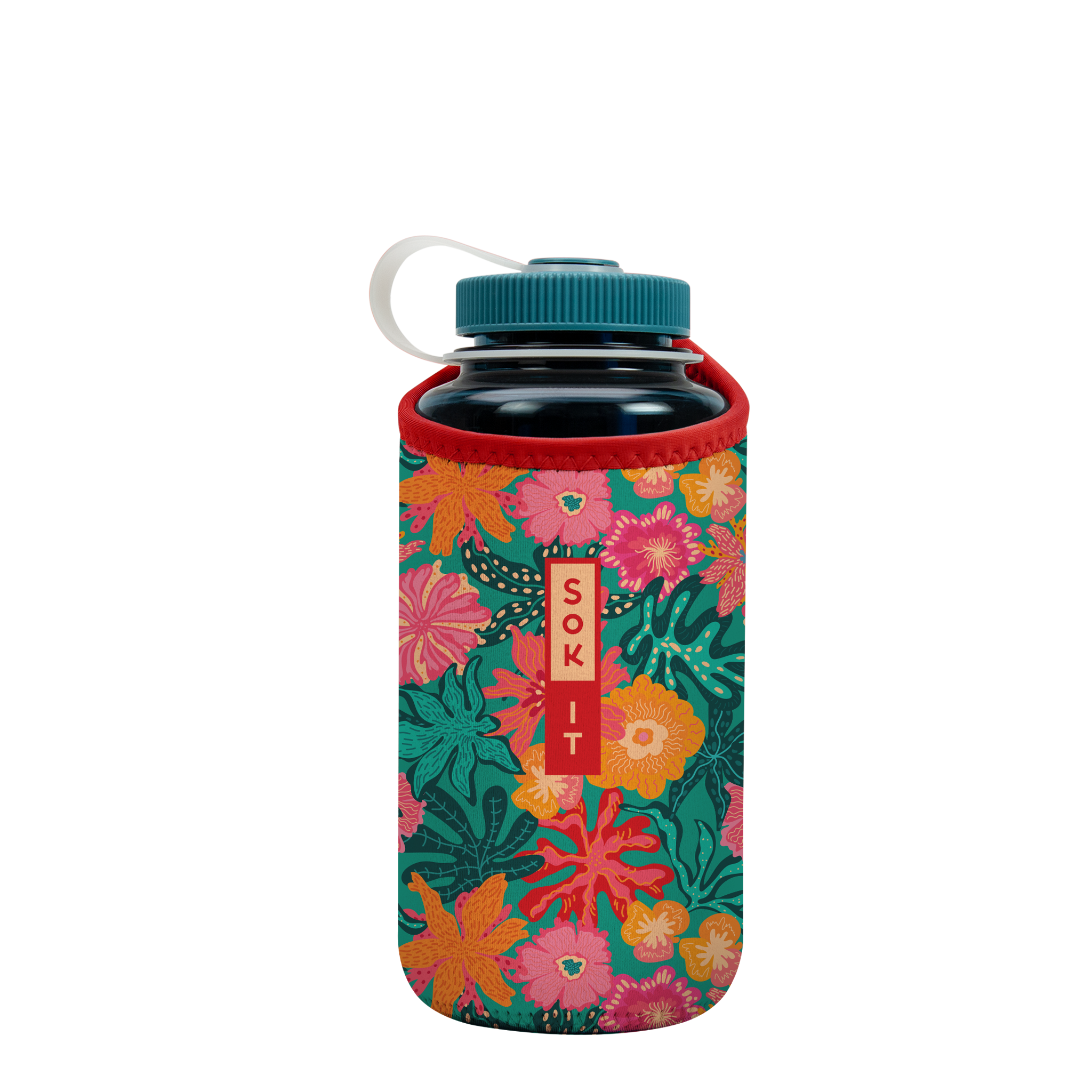 Sok-It BotlSok for Nalgene Style Bottles - Tropic Like It's Hot   BotlSok-Summer Holiday