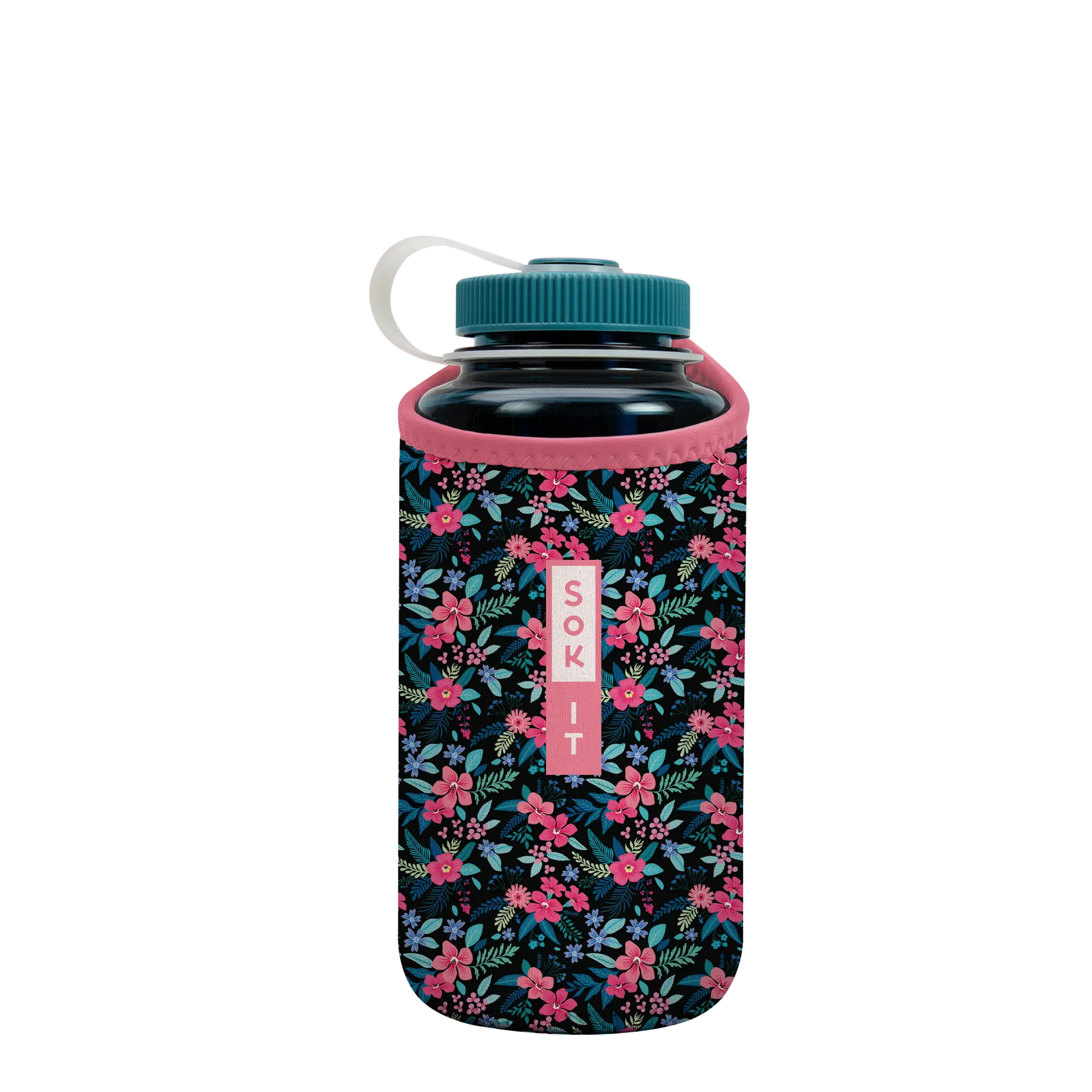 Sok-It BotlSok for Nalgene Style Bottles - Tropical Blooms   BotlSok-Spring Holiday