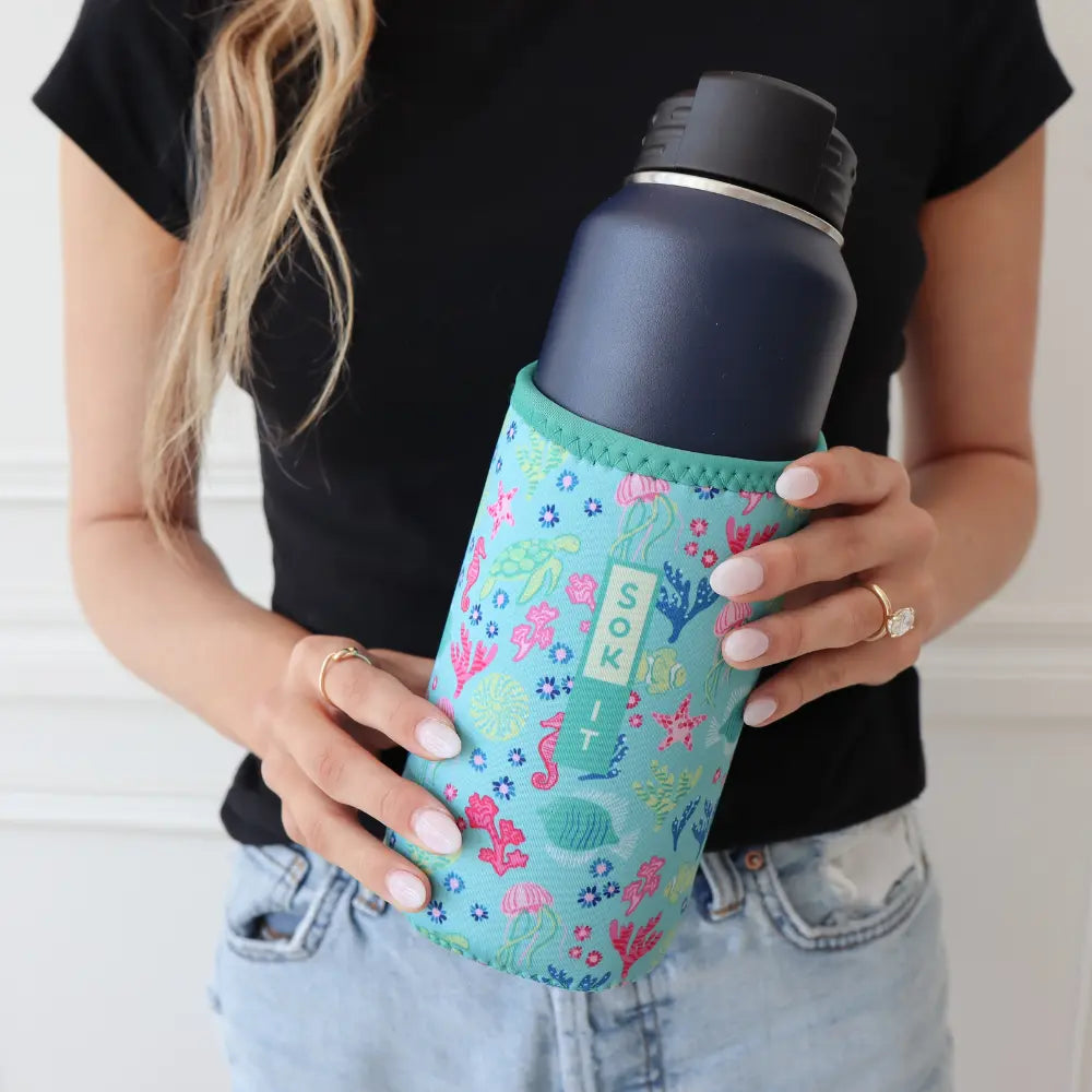 Sok-It BotlSok for Nalgene Style Bottles - Under the Sea   BotlSok-Summer Holiday
