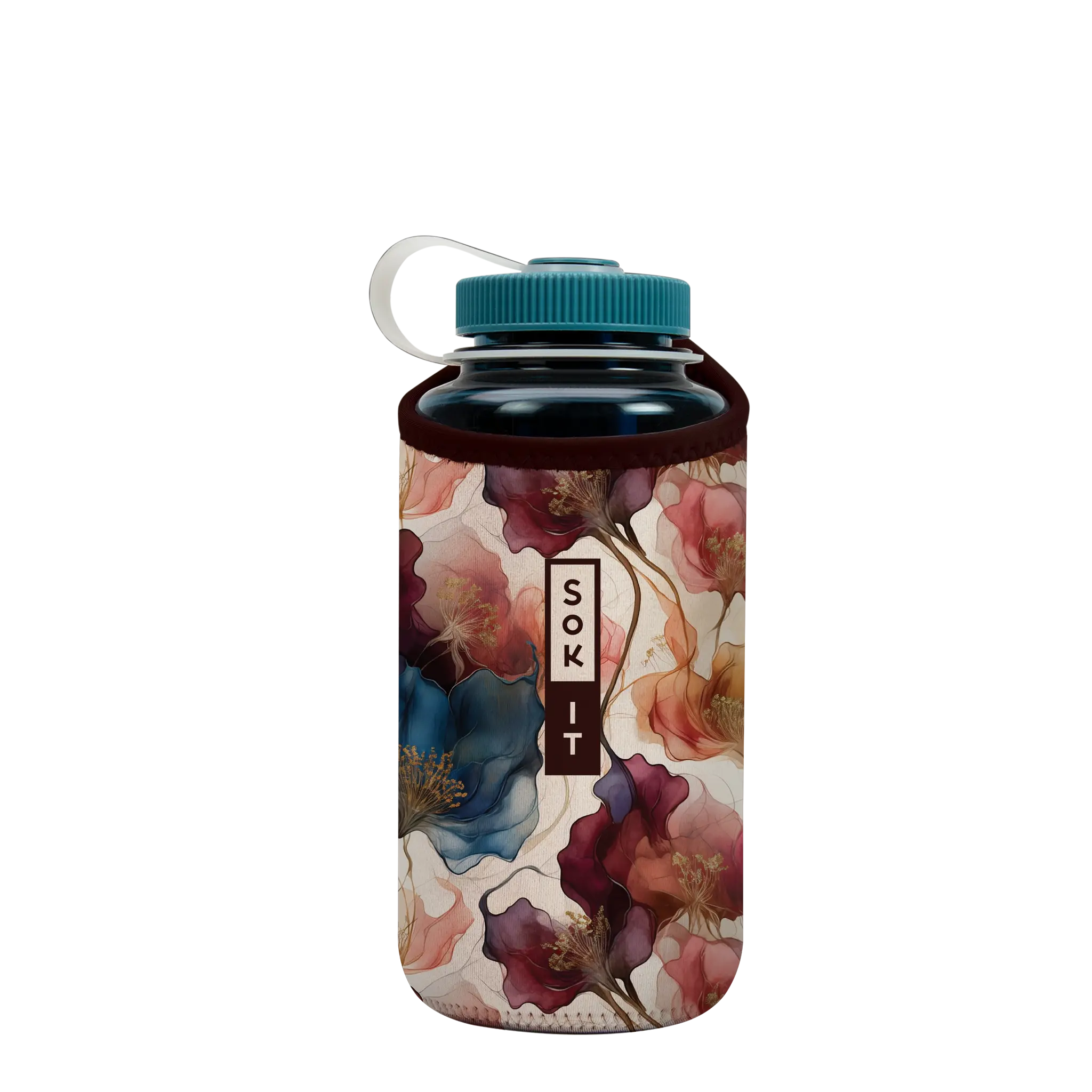 Sok-It BotlSok for Nalgene Style Bottles - Watercolor Whisper  