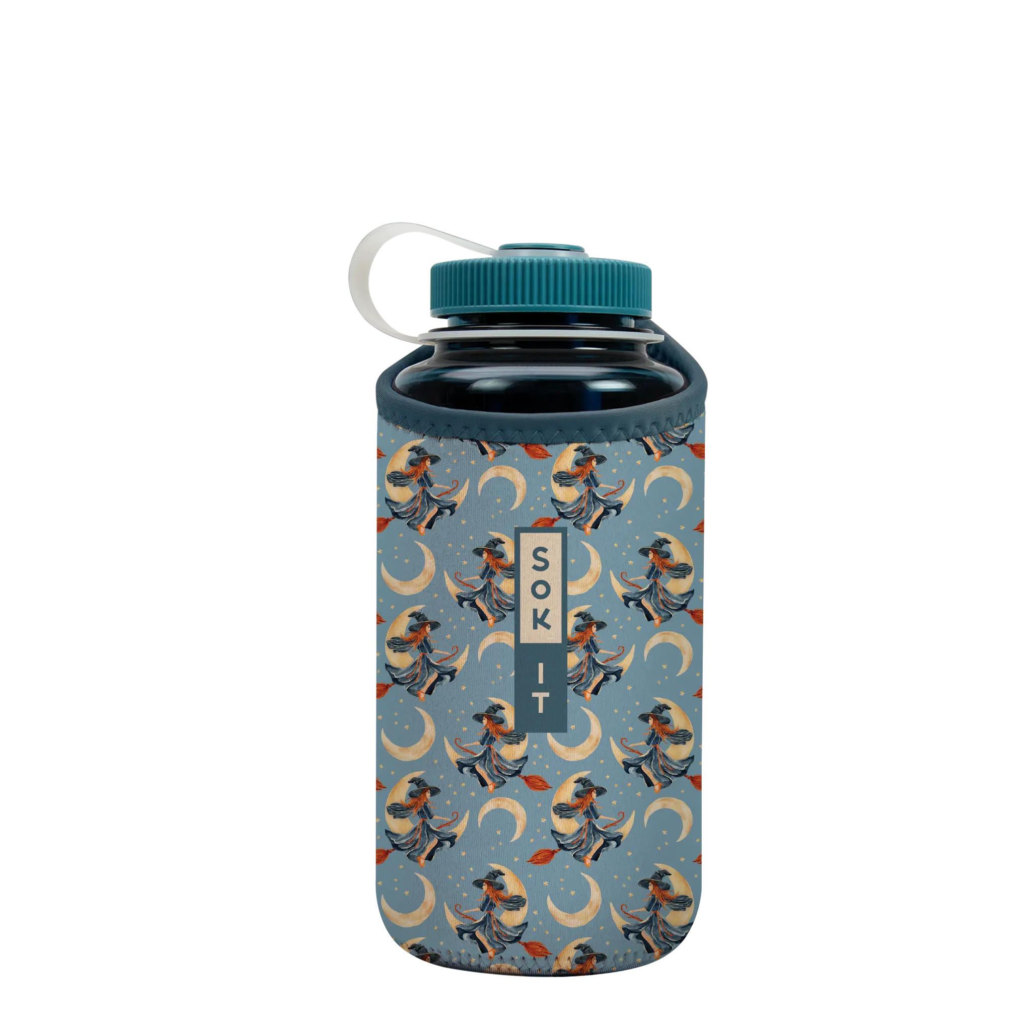 Sok-It BotlSok for Nalgene Style Bottles - Witching Hour   BotlSok-Halloween Holiday