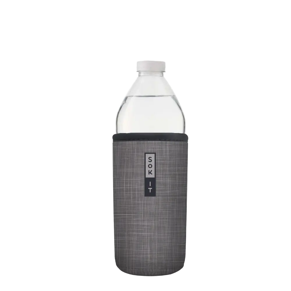 Sok-It BotlSok for Water Bottles - Anthracite  