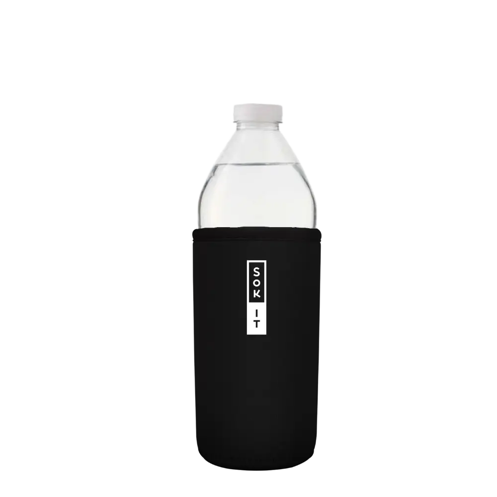 Sok-It BotlSok for Water Bottles - Black  