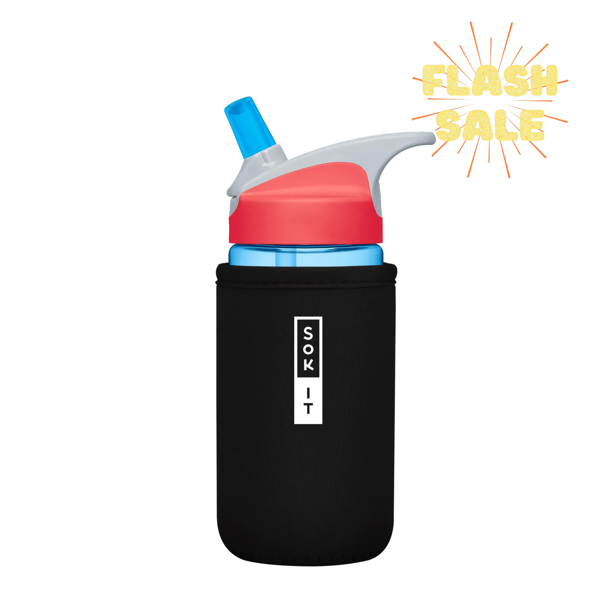 Sok-It BotlSok for Camelbak Style Bottles - Black 12oz 9.99 BotlSok-Classic Solid
