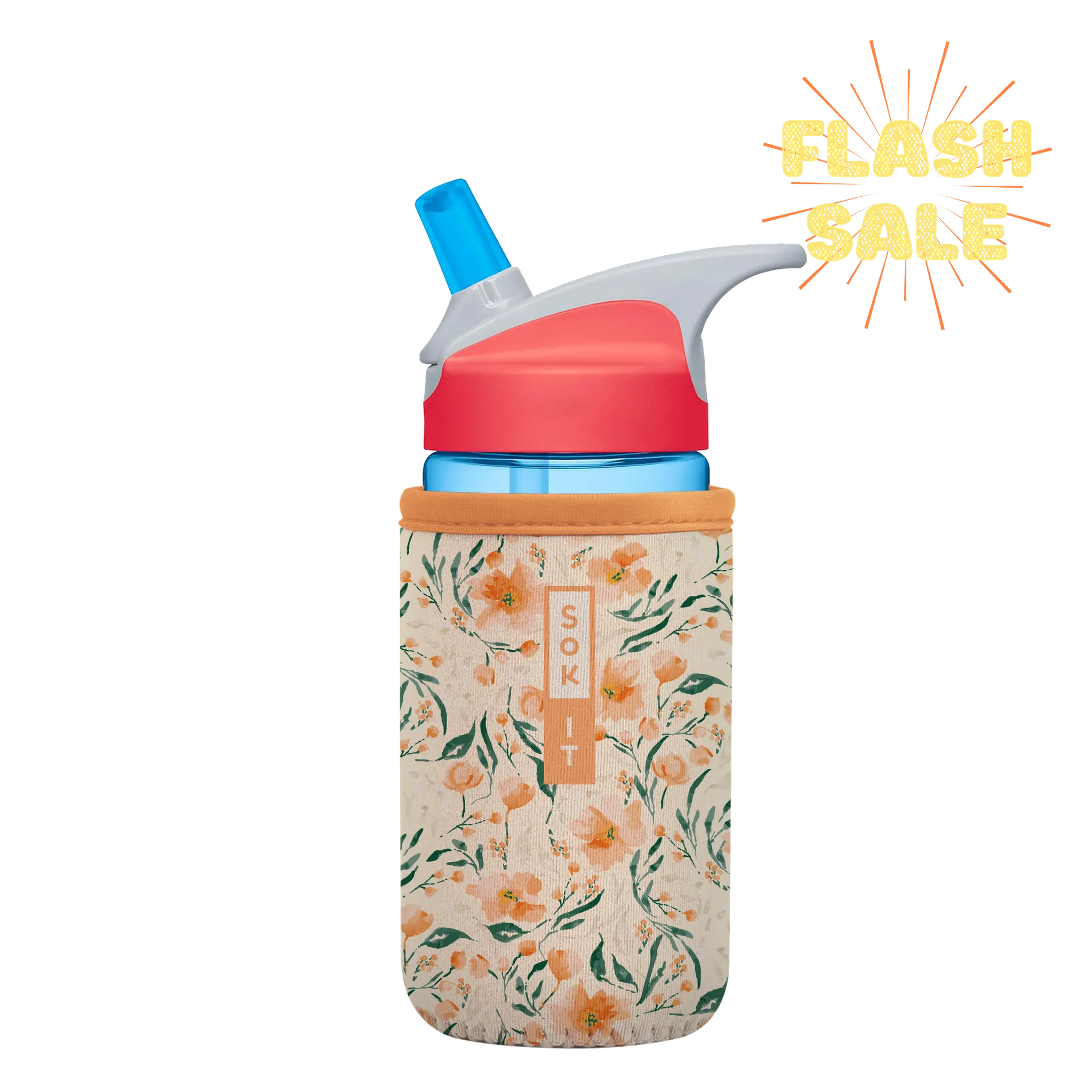 Sok-It BotlSok for CamelBak Style Bottles - Blush Blossoms 12oz-CamelBak-Style-Bottle 9.99 BotlSok-Evergreen