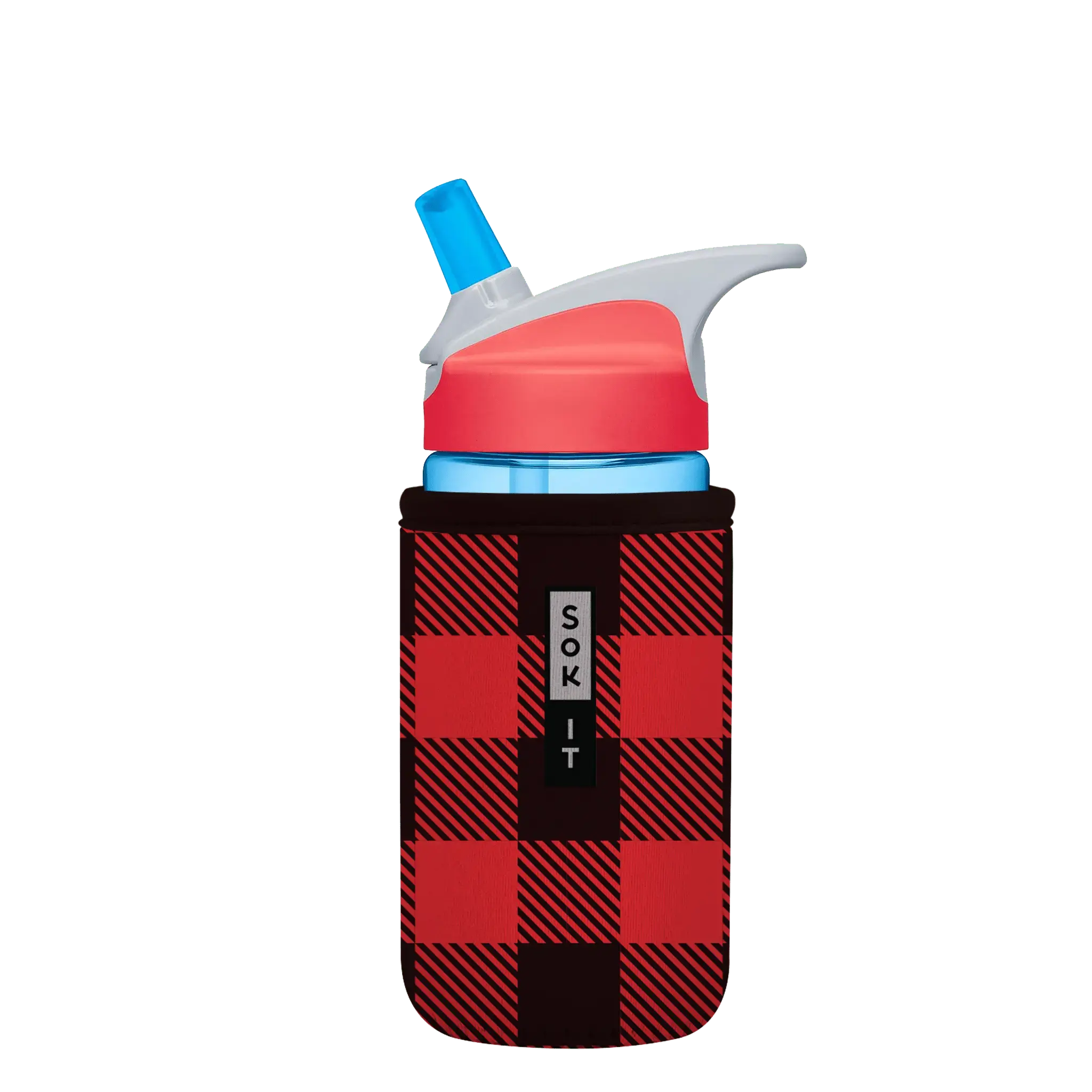 Sok-It BotlSok for CamelBak Style Bottles - Buffalo Check 12oz 9.99 BotlSok-Winter Holiday