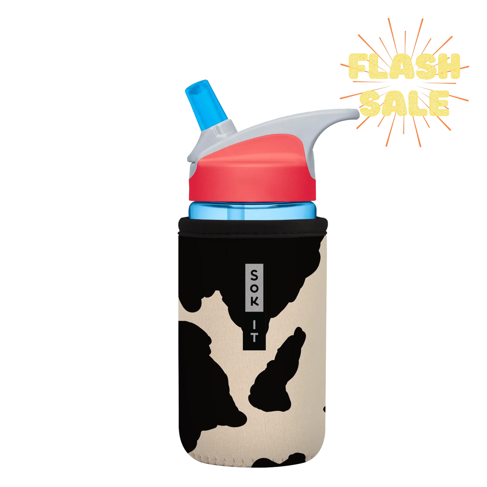 Sok-It BotlSok for CamelBak Style Bottles - Cow Print 12oz 9.99 BotlSok-Animal Prints