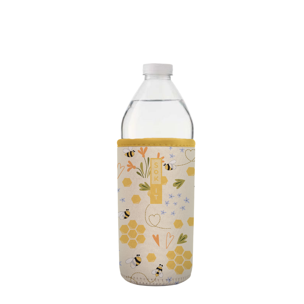 BotlSok for Water Bottles - Honeycomb Buzz