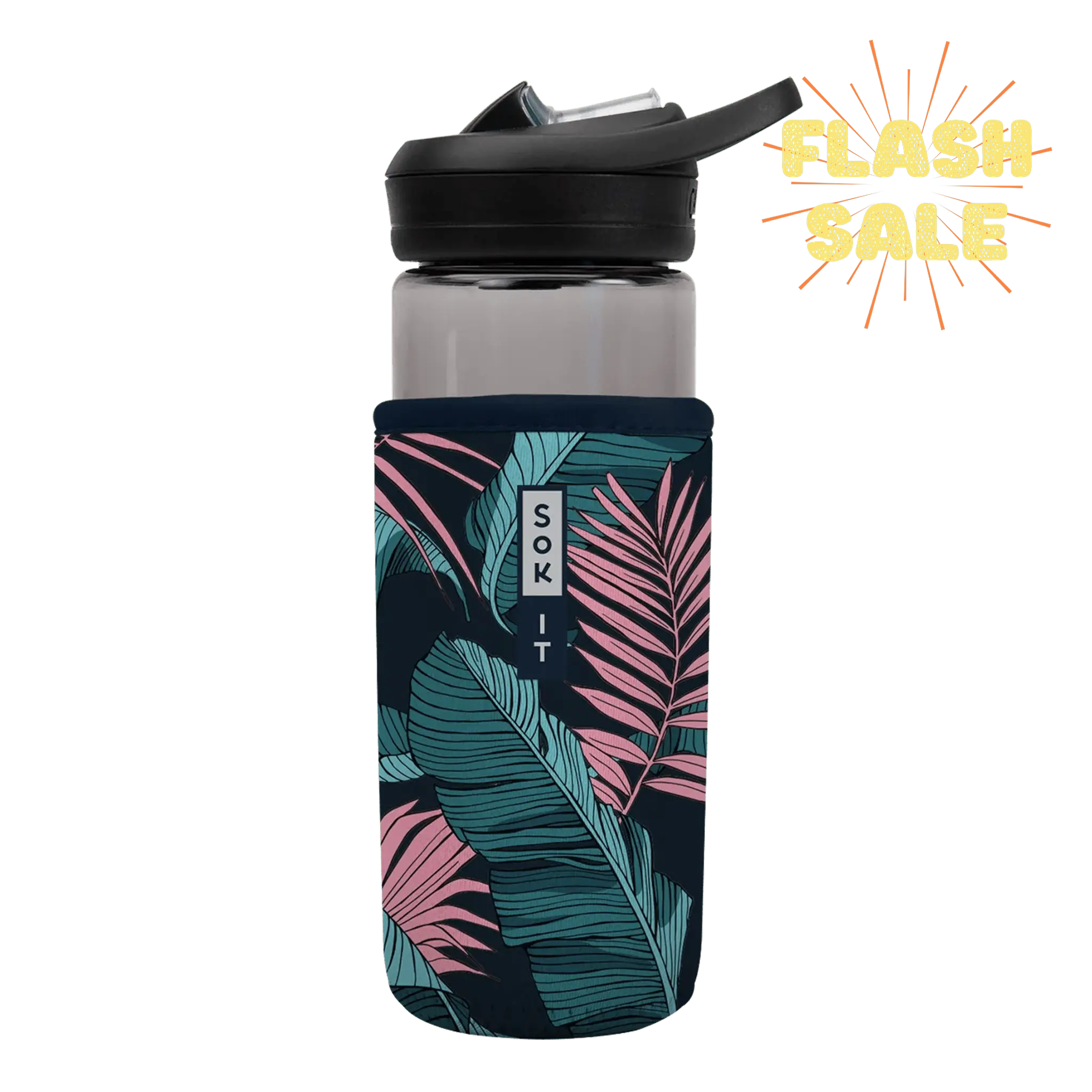 Sok-It BotlSok for CamelBak Style Bottles - Midnight Tropics 16oz 6.58 BotlSok-Tropical