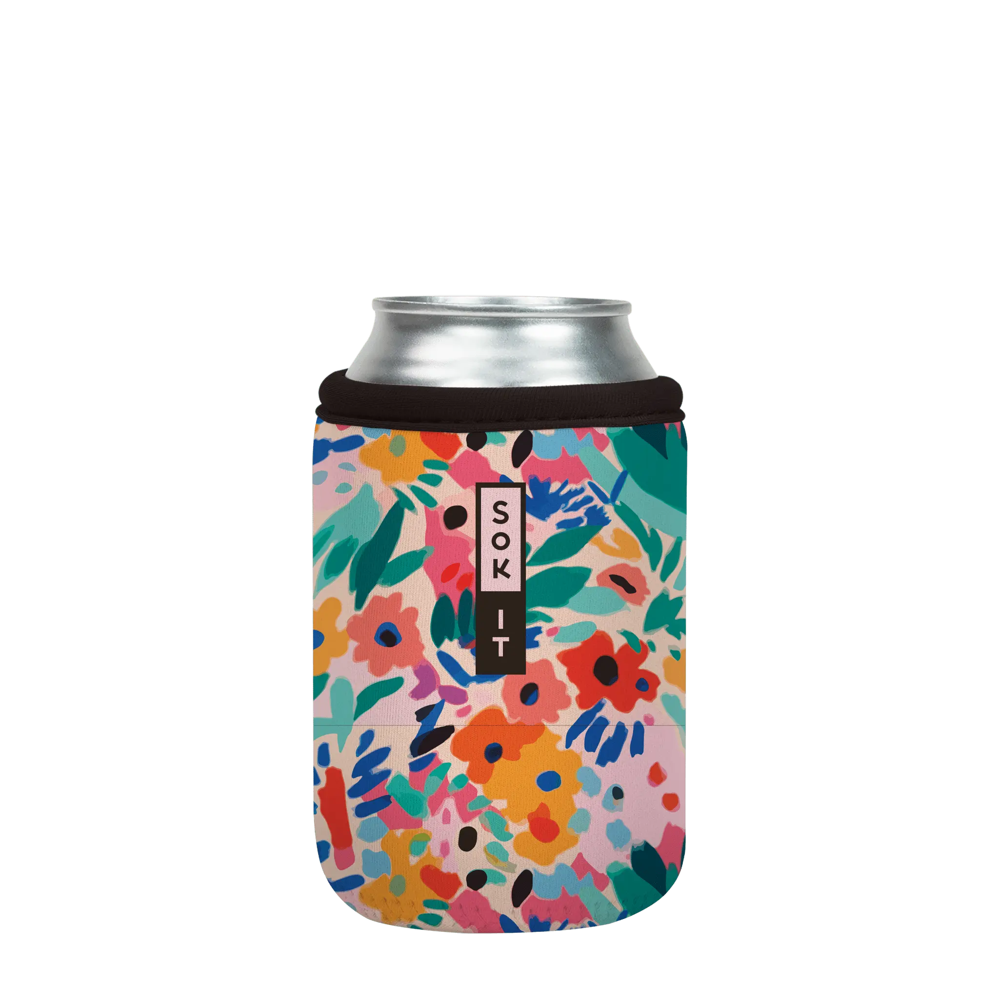 Sok-It CanSok - Abstract Floral 12oz-Can 12.99 CanSok-SS Floral