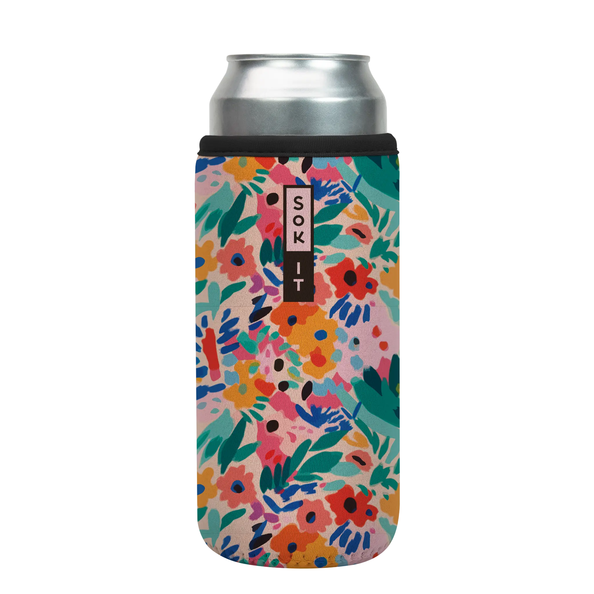 Sok-It CanSok - Abstract Floral 25oz-Can 14.99 CanSok-Evergreen