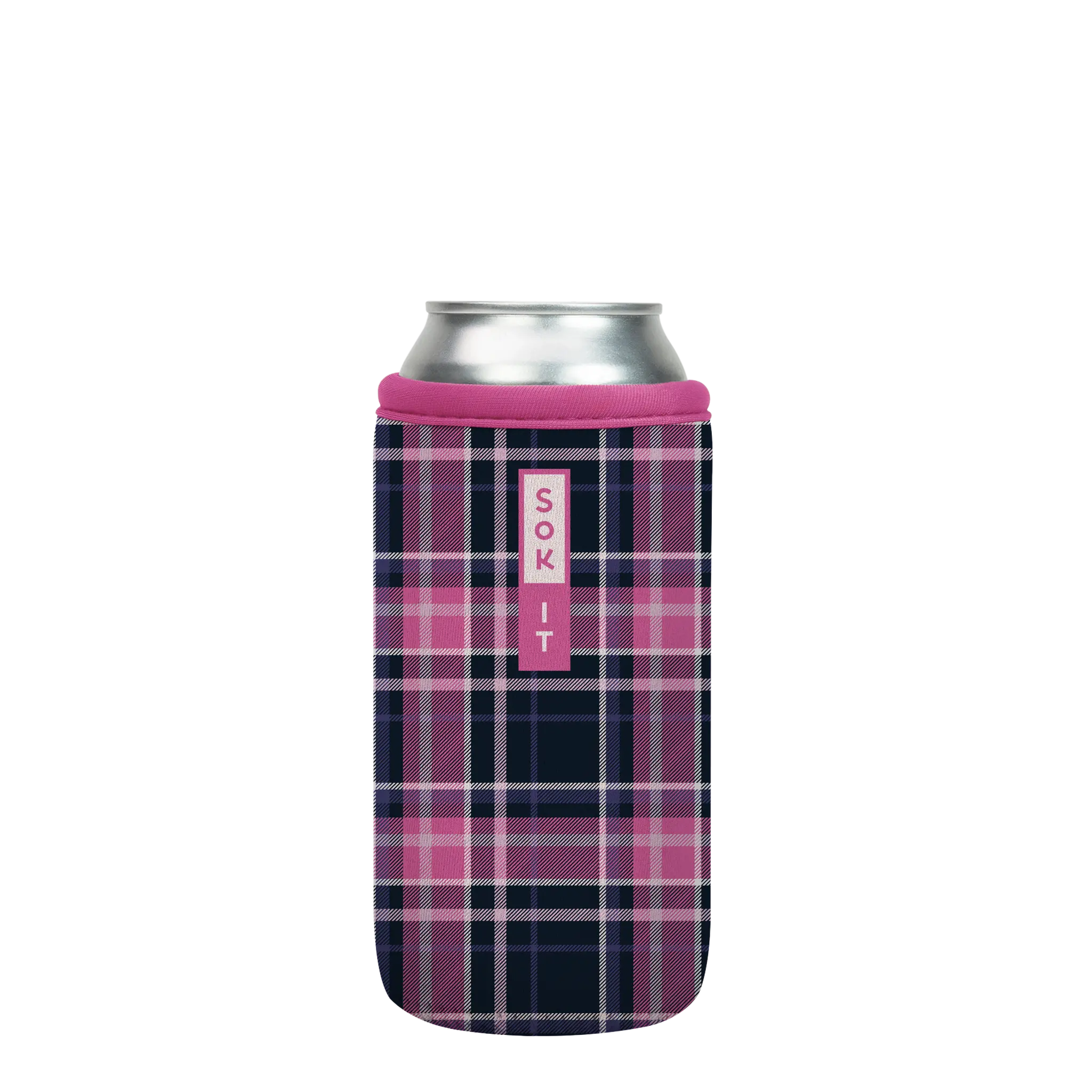 Sok-It CanSok - Berry Plaid   CanSok-Evergreen