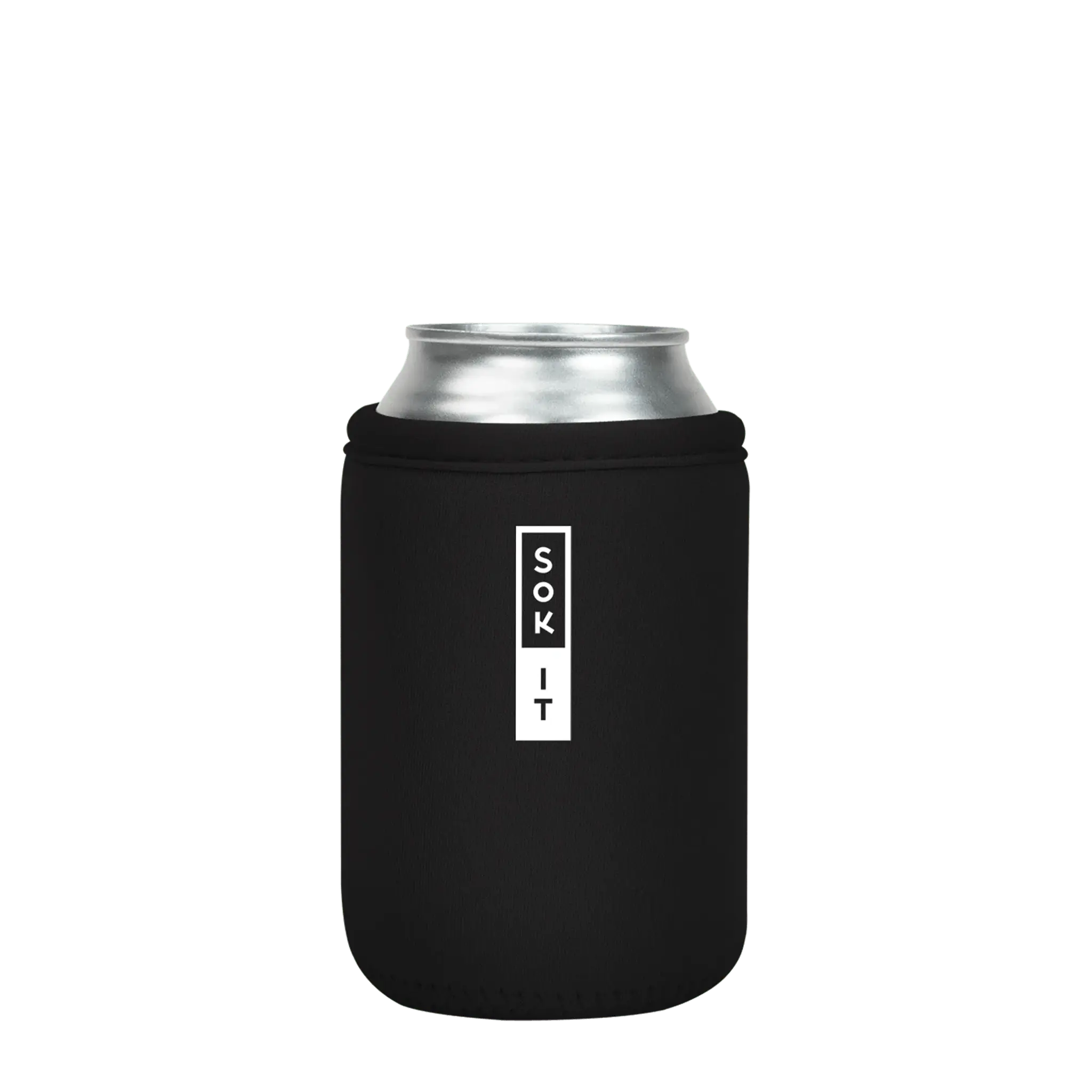 Sok-It CanSok - Black 12oz-Can 12.99 CanSok-Classic Solid