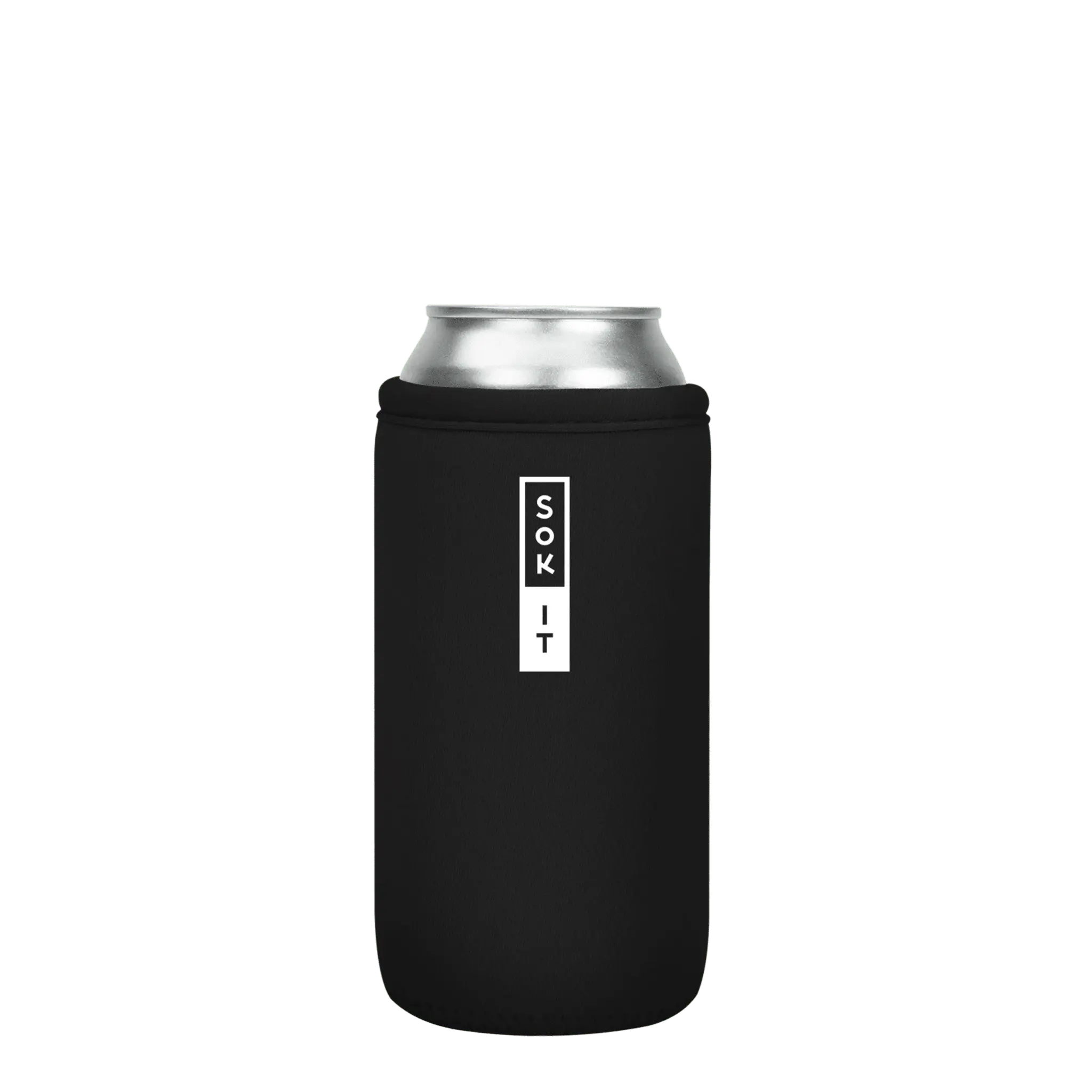 Sok-It CanSok - Black 16oz-Can 13.99 CanSok-Classic Solid