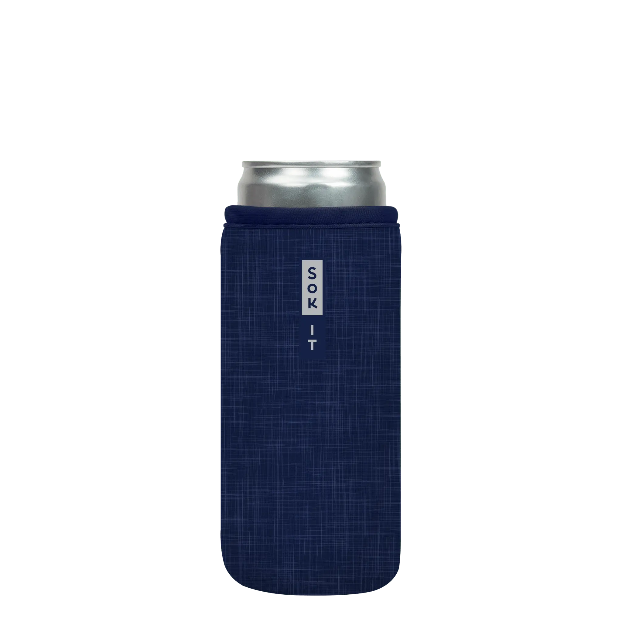 Sok-It CanSok - Blue Jean 12oz-Slim 12.99 CanSok-Plaids