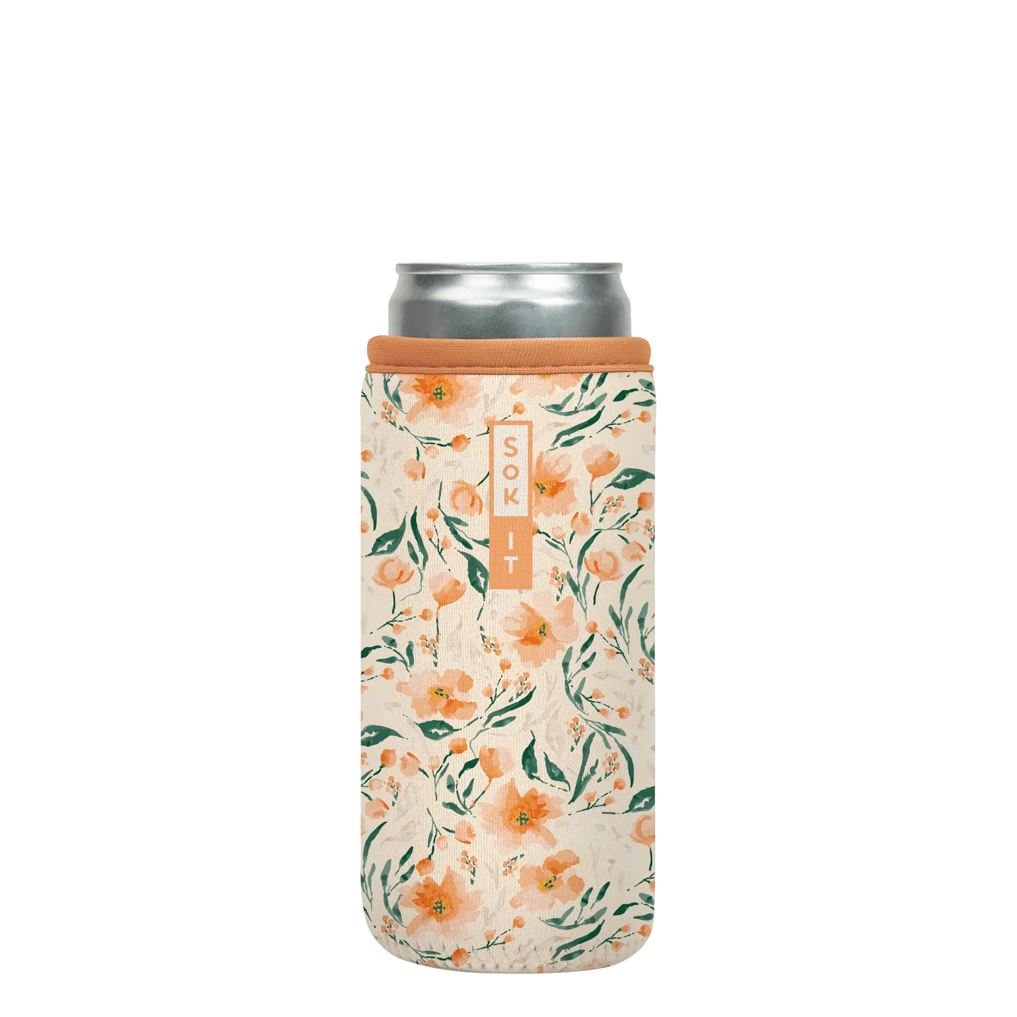 Sok-It CanSok - Blush Blossoms 12oz-Slim-Can 12.99 CanSok-SS Floral