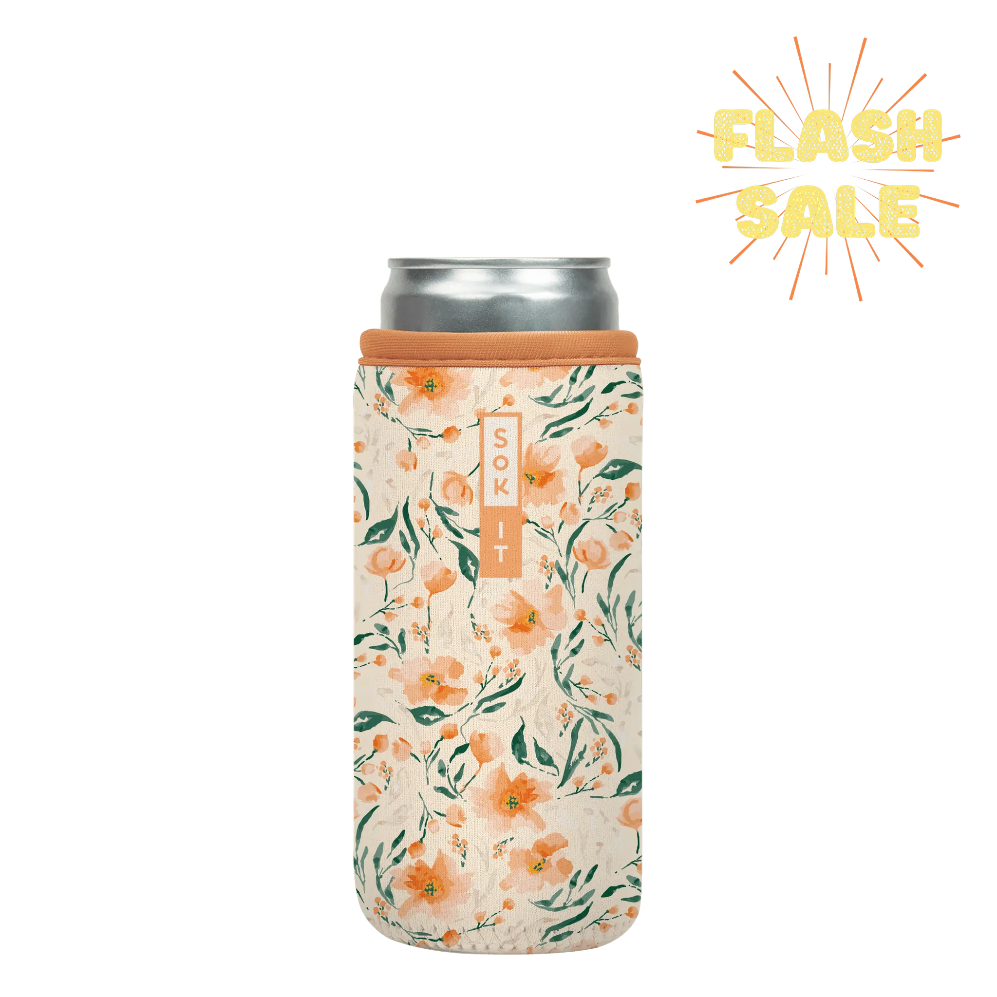 Sok-It CanSok - Blush Blossoms 12oz-Slim-Can 12.99 CanSok-SS Floral