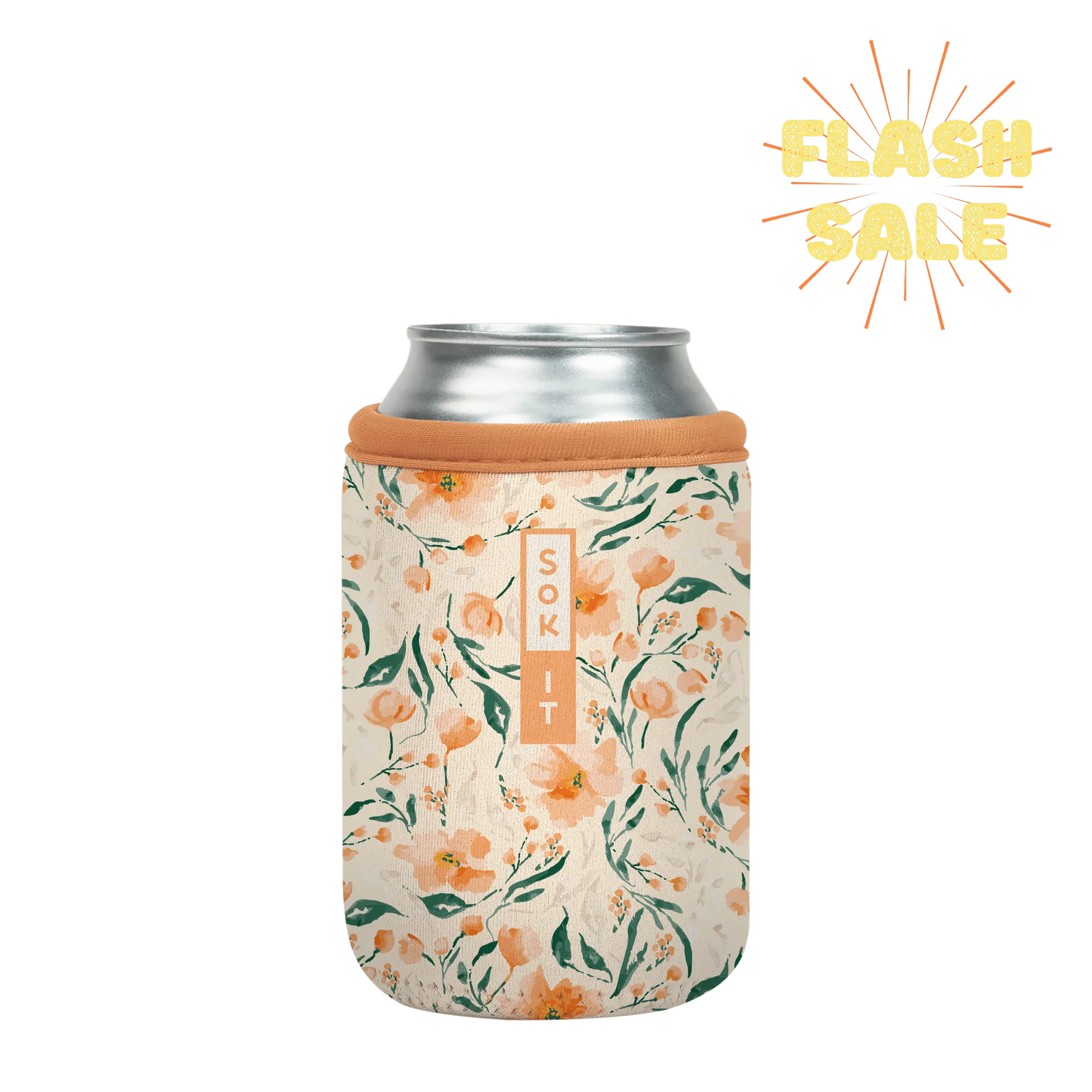 Sok-It CanSok - Blush Blossoms 12oz-Can 12.99 CanSok-SS Floral