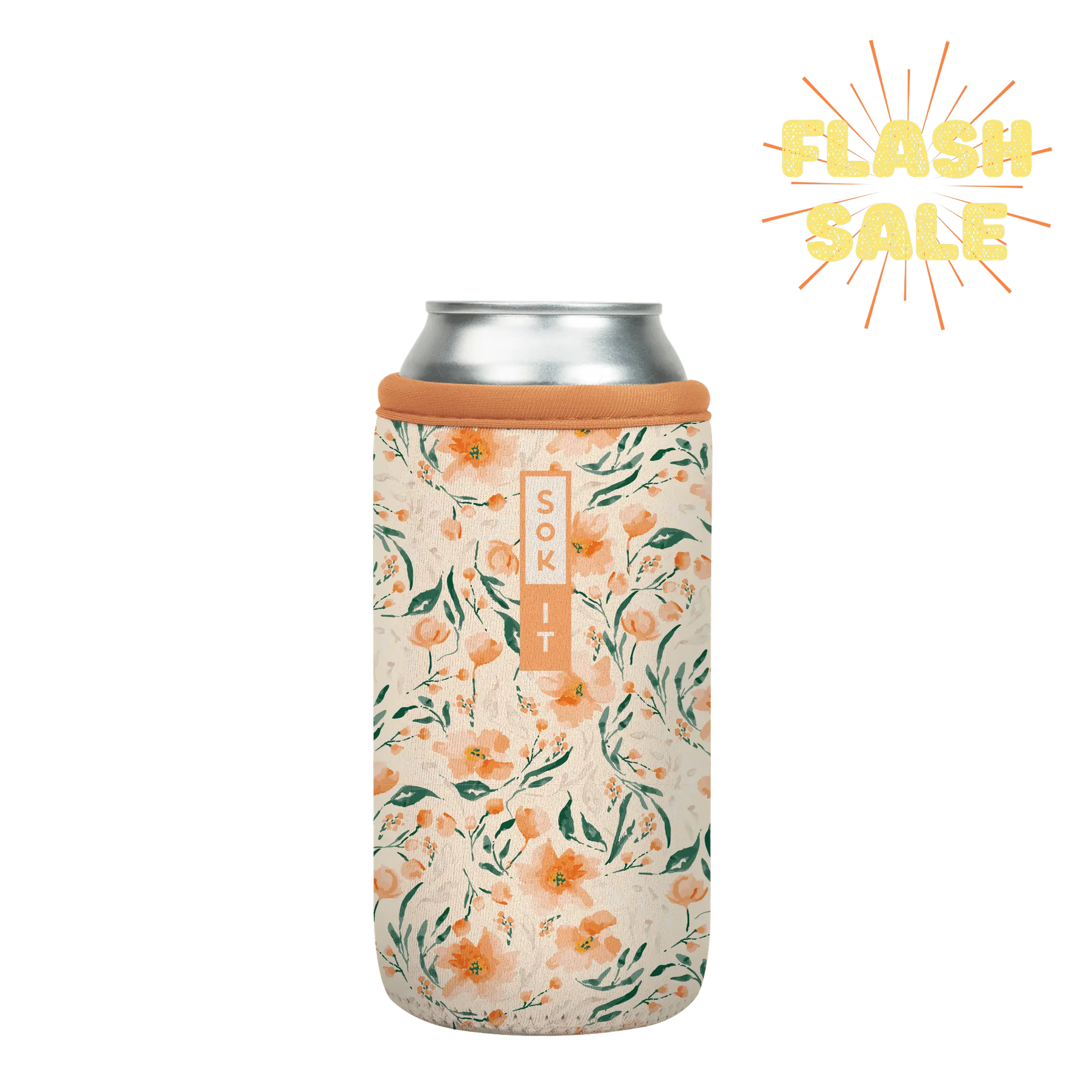 Sok-It CanSok - Blush Blossoms 16oz-Can 13.99 CanSok-SS Floral