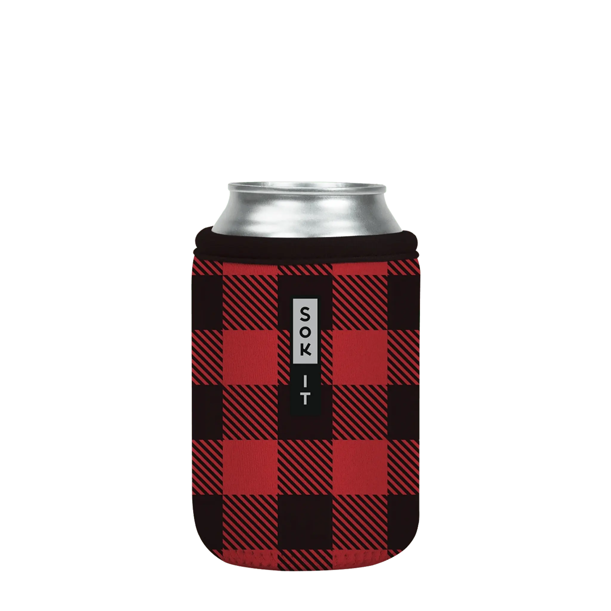 Sok-It CanSok - Buffalo Check 12oz-Can 12.99 CanSok-Winter Holiday