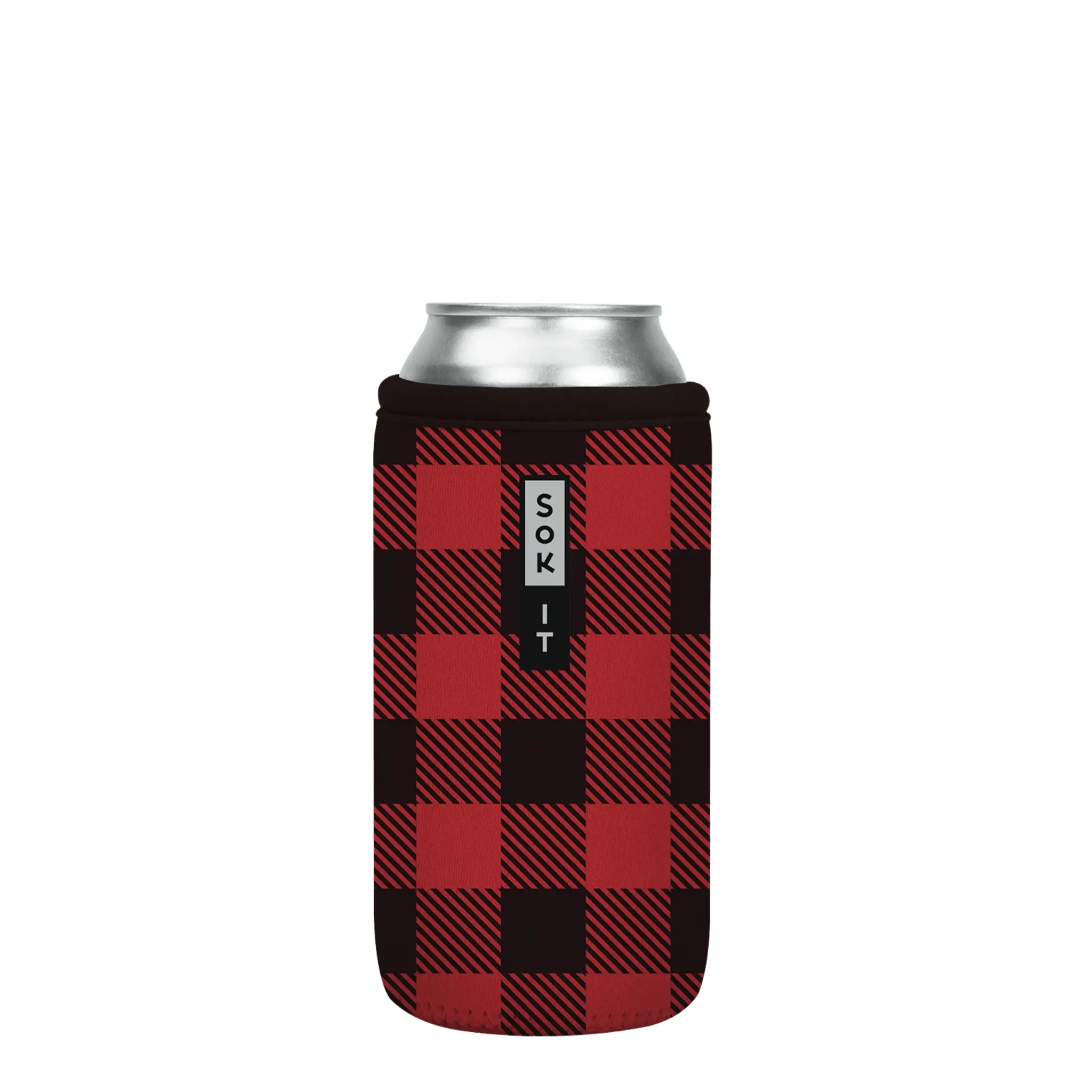 Sok-It CanSok - Buffalo Check 16oz-Can 13.99 CanSok-Winter Holiday