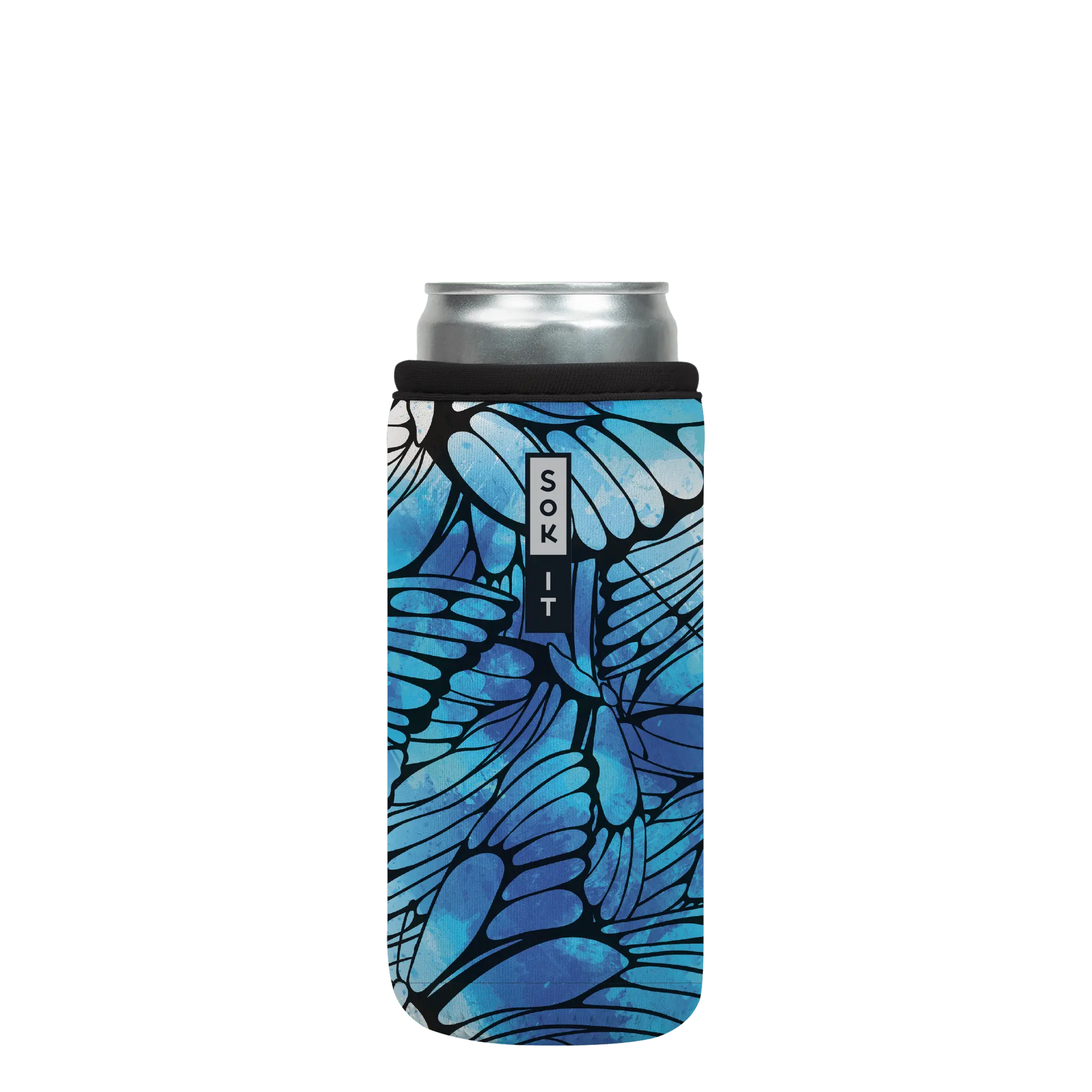 Sok-It CanSok - Butterfly Oasis 12oz-Slim-Can 12.99 CanSok-Animal Prints