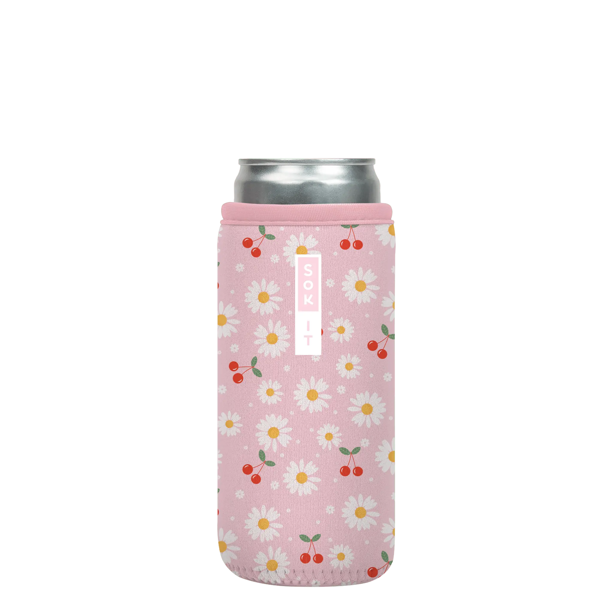 Sok-It CanSok - Cherry Bomb 12oz-Slim-Can 12.99 CanSok-SS Floral